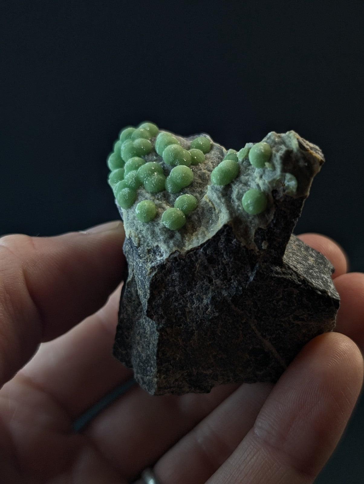 A+++ Green Wavellite - Fantastic Old Stock - Mauldin Mountain, Arkansas, USA