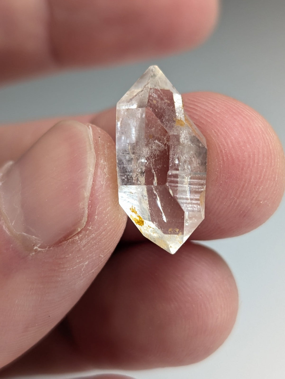 Set of 8 Double Terminated Quartz Crystals from Garland County, Arkansas , A+
