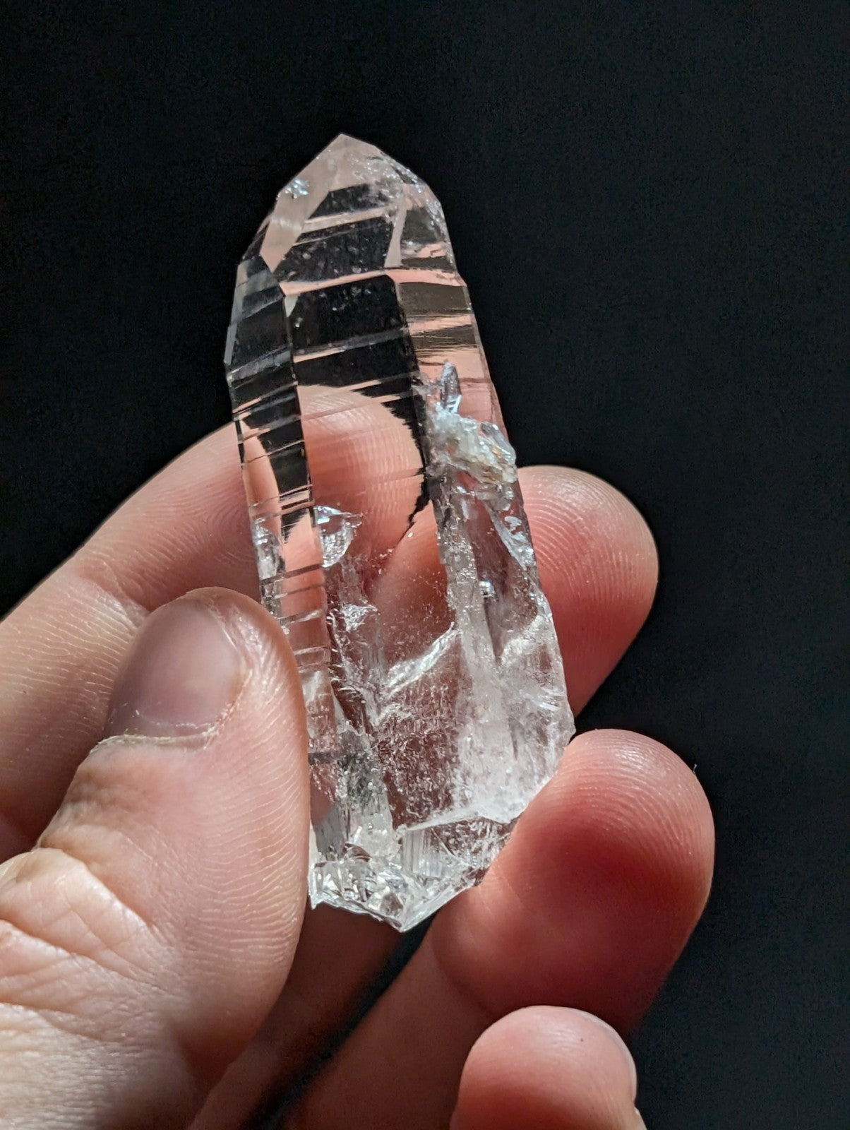 A+++ "Lemurian" Quartz Crystal Point, Garland County, Arkansas, USA, A+