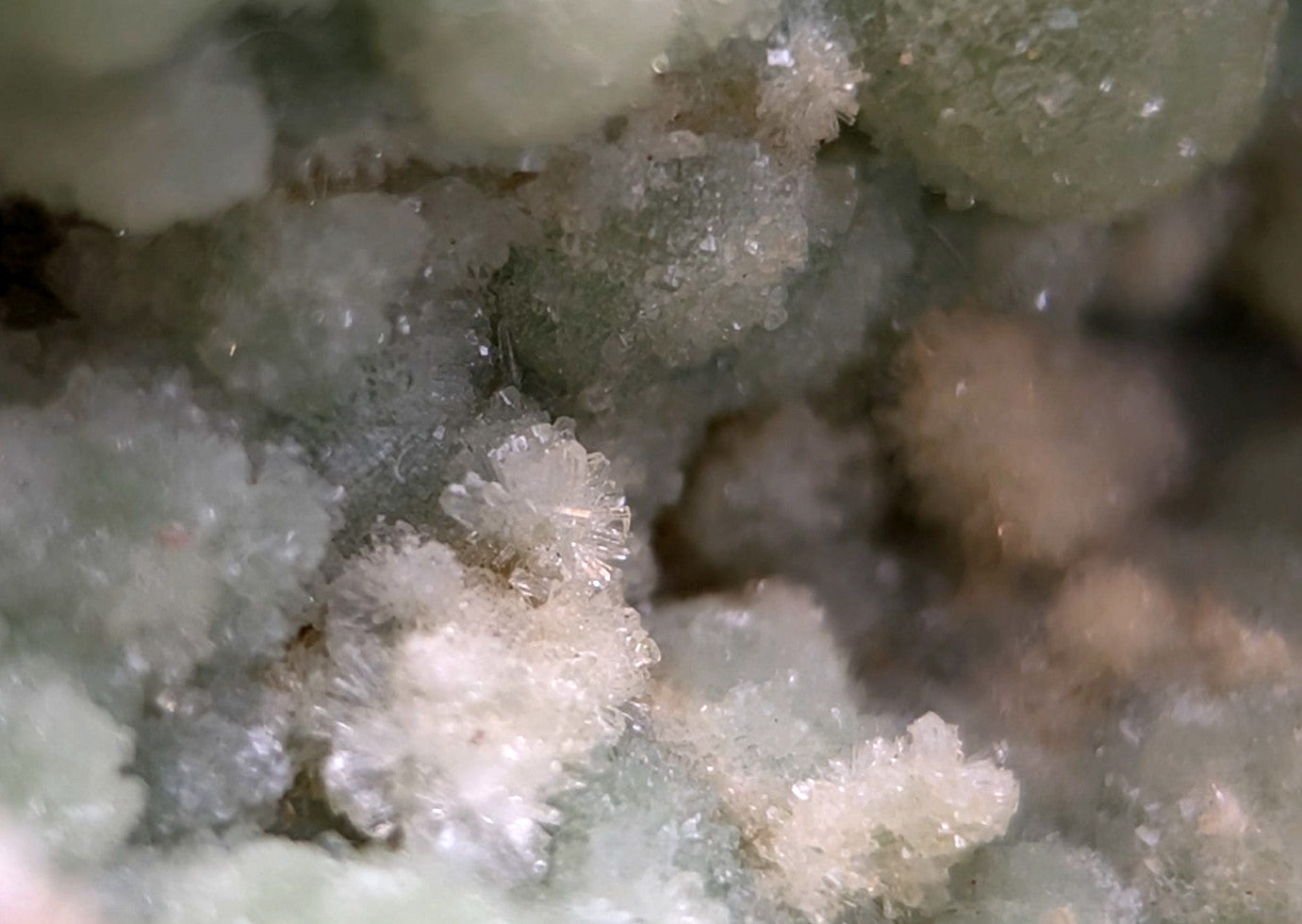 A+ Large FluorWavellite - Intermixed With SiO2- Mauldin Mountain, Arkansas, ooak