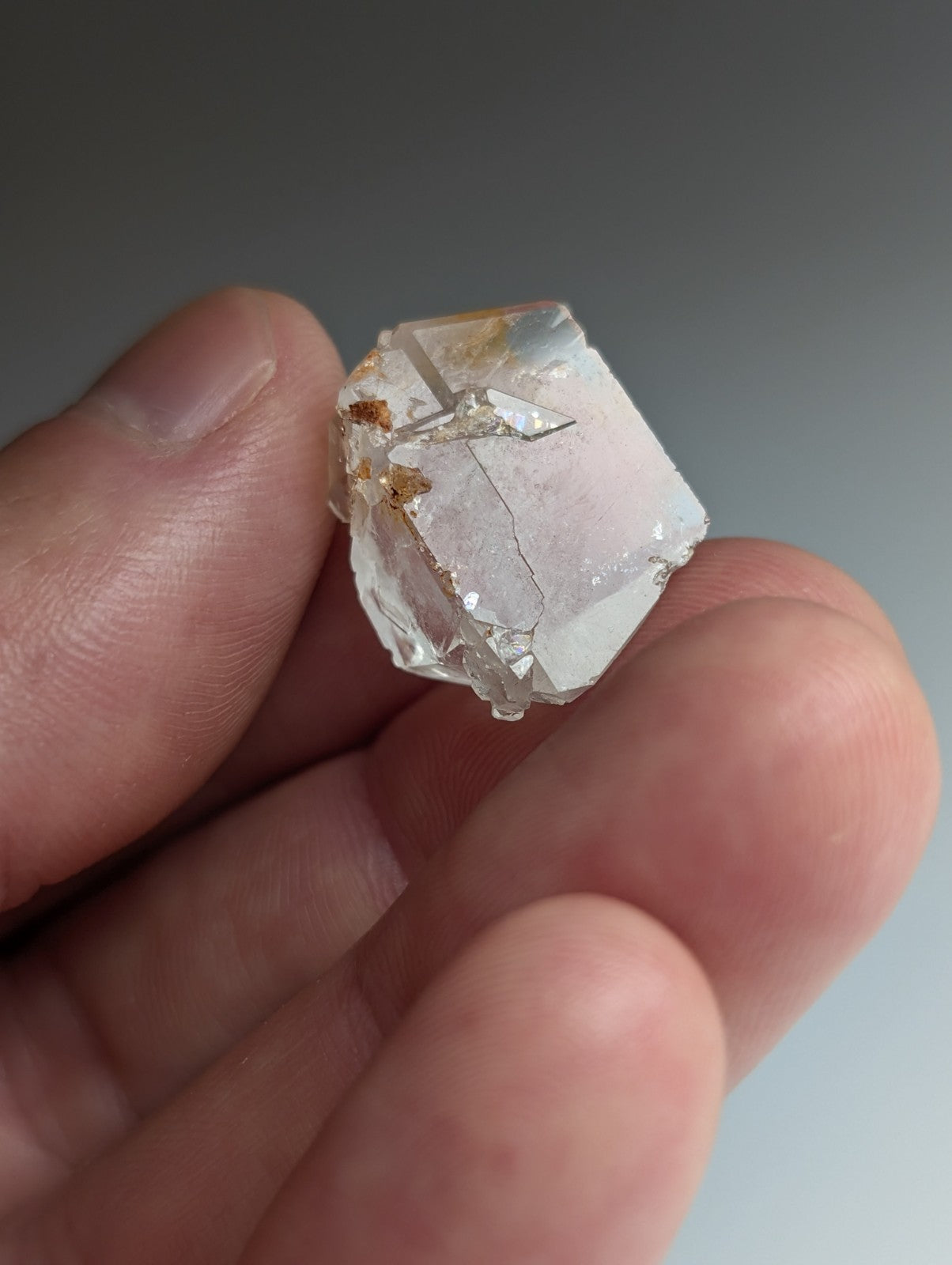 Unique Quartz Crystal Point w/ DT form, Garland County, Arkansas, USA