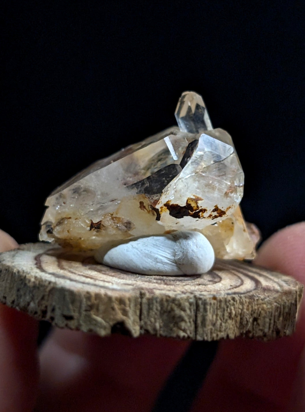 A+ Unique Quartz Crystal Cluster, Montgomery County, Arkansas, w/ base