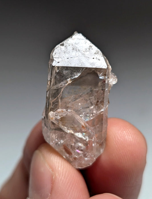 Phantom Quartz Crystal Point, Double Terminated, Garland County, Arkansas, USA