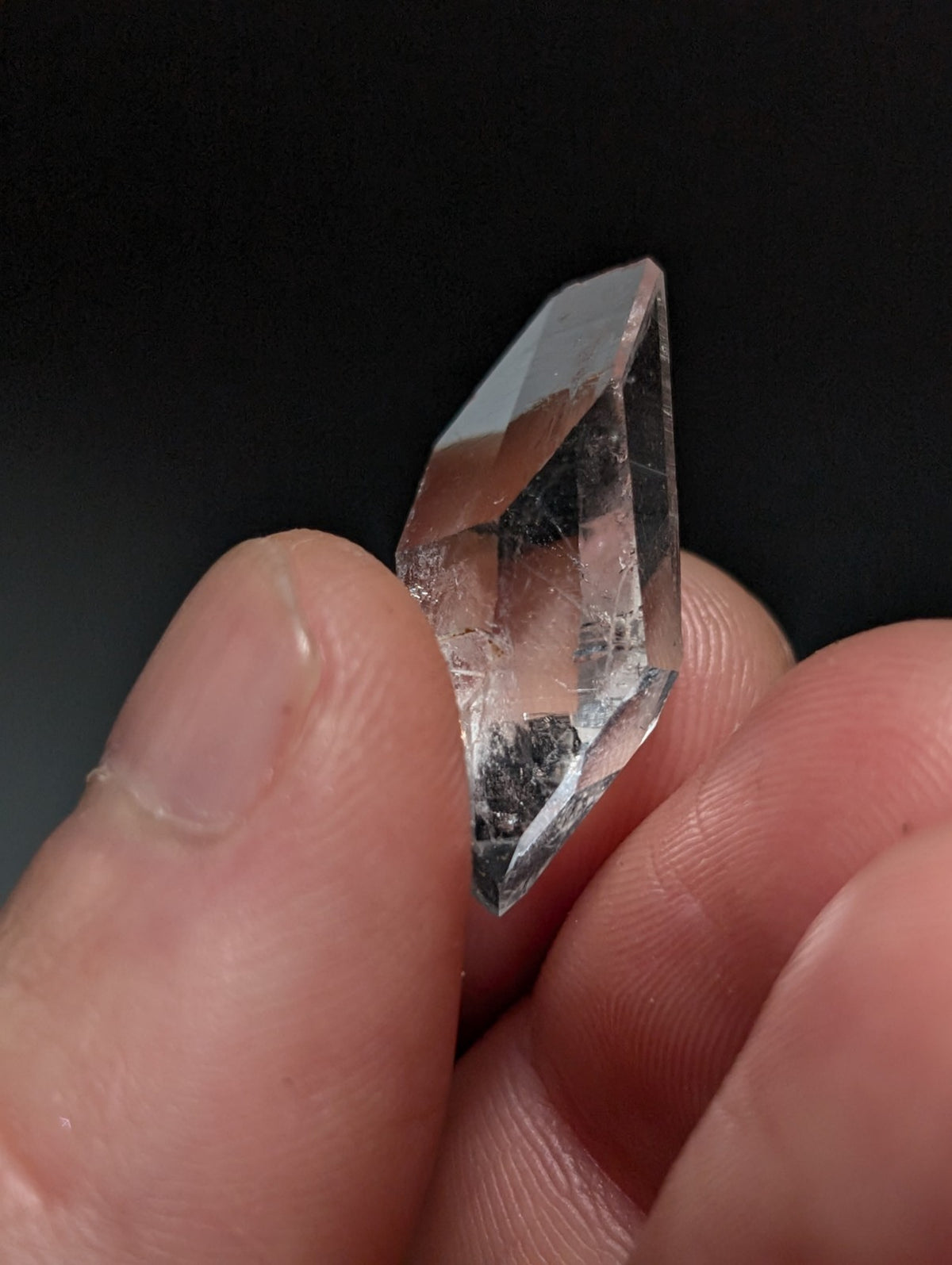 Unique Double Terminated Quartz w/ large face, Garland County, Arkansas, USA