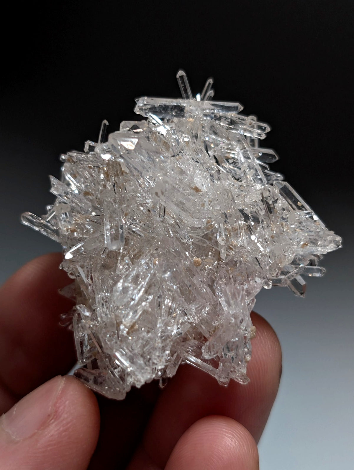 A++ Solution Quartz Burr w/ UV Reactive Cookeite, Jeffrey Quarry, Arkansas, RARE
