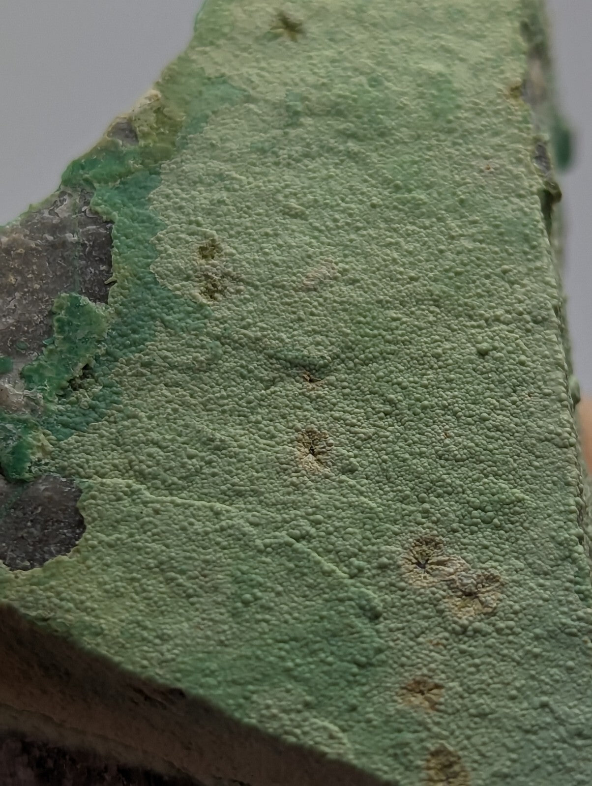 Rare Wavellite Smile Face on Variscite - Old Stock - Garland County, Arkansas
