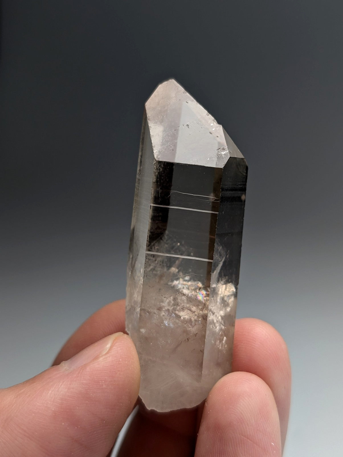 Natural Smoky Quartz Crystal w/ Very unique inclusions, Garland County, Arkansas