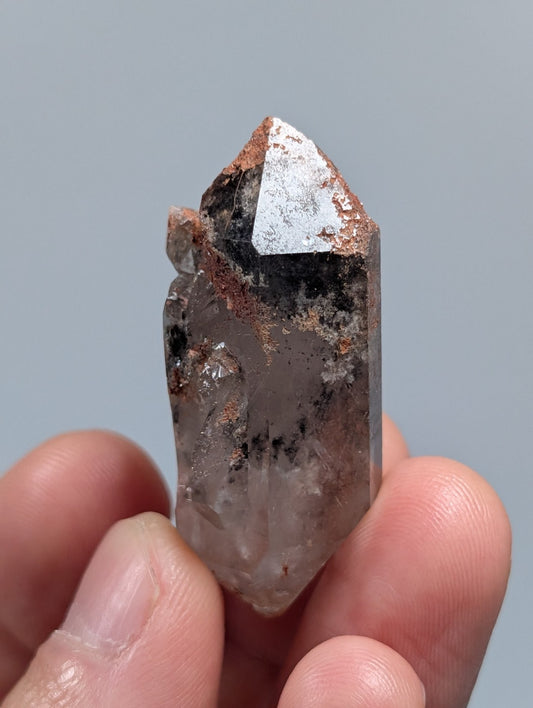 Phantom Quartz, Unique Old Stock, Montgomery County, Arkansas, Double Terminated