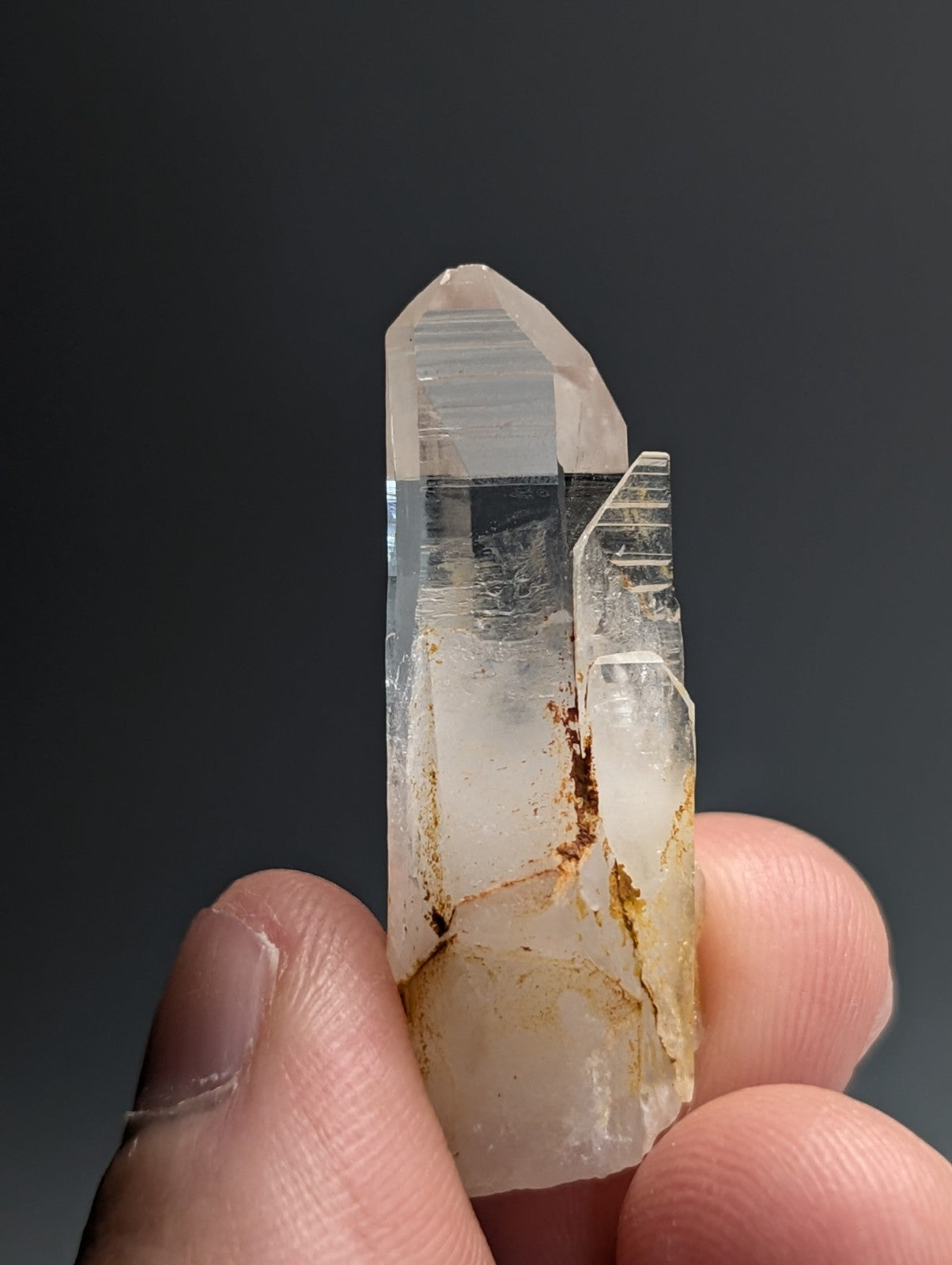 VERY Unique Quartz Crystal Point, Old Stock, Montgomery County, Arkansas, USA