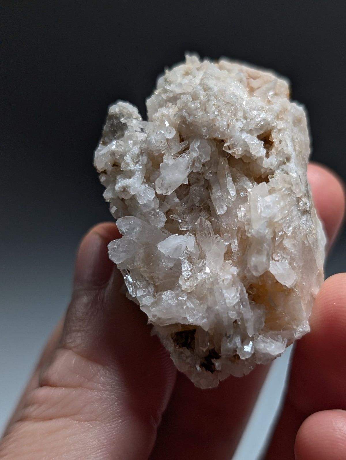 Solution Quartz Crystal Cluster, Saline County, Arkansas, USA, Old Stock