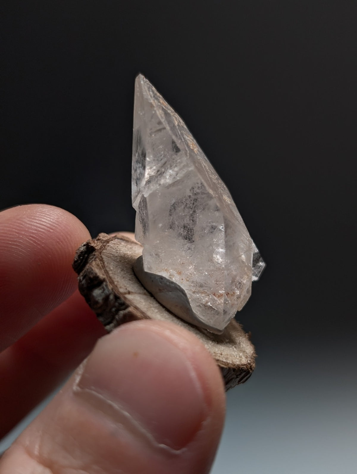 Growth Interference Quartz Crystal - Montgomery County, Arkansas, ooak, Unique