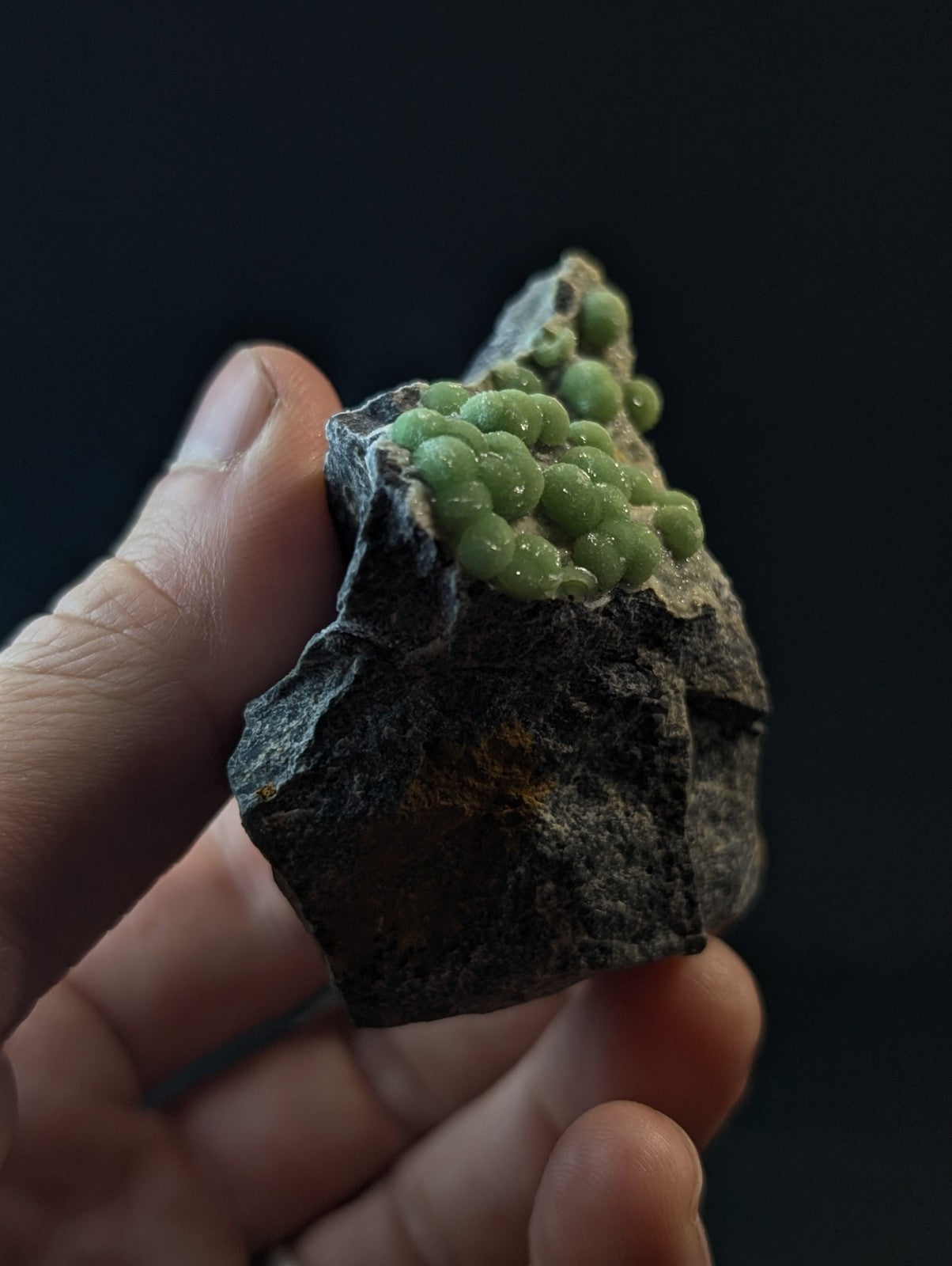 A+++ Green Wavellite - Fantastic Old Stock - Mauldin Mountain, Arkansas, USA