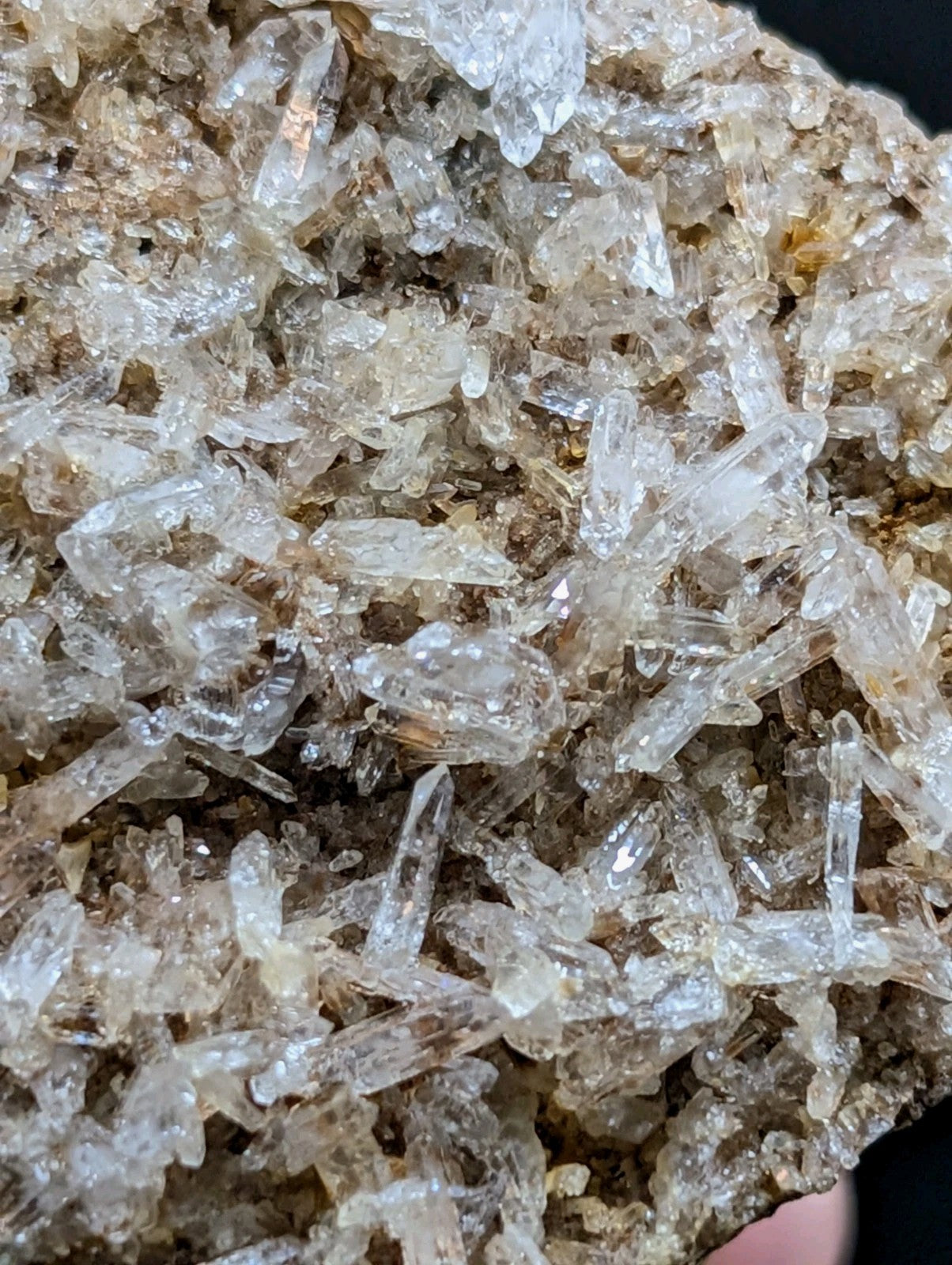 Large Faden Quartz Crystal Cluster, Old Stock, Montgomery County, Arkansas, ooak