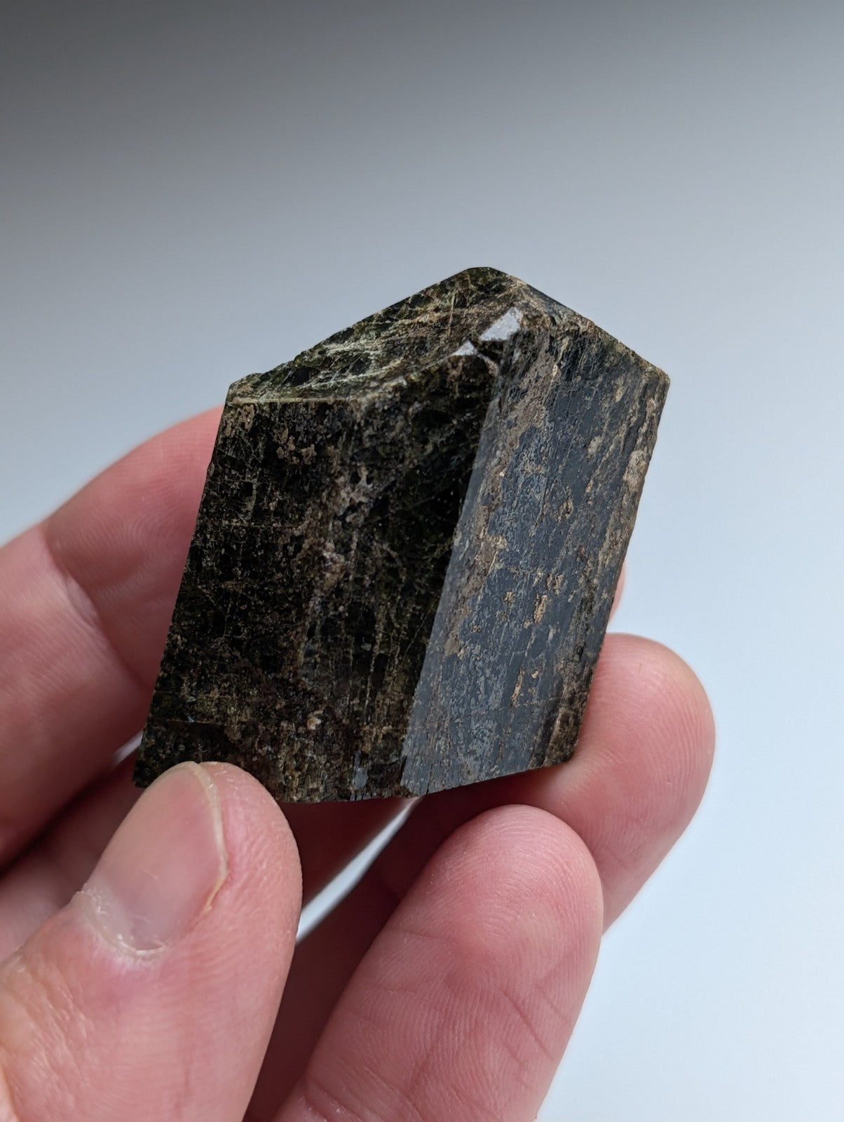Diopside  (Ex Henry Delinde Collection) Yates Mine, Quebec, Canada, 1977