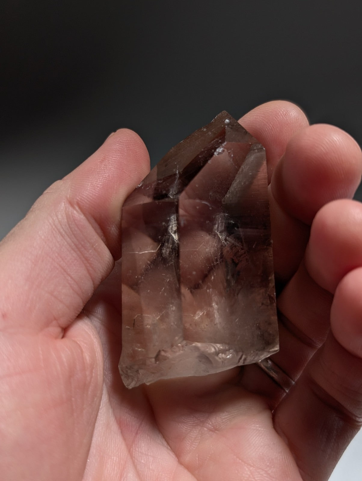 Natural Smoky Quartz Crystal w/Very unique inclusions, Garland Co. Arkansas RARE