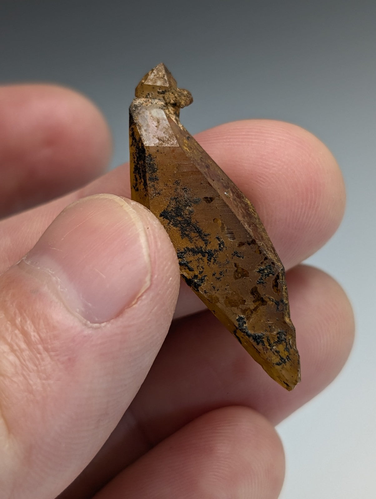Unique Quartz Crystal Point, Double Terminated, Garland County, Arkansas, USA