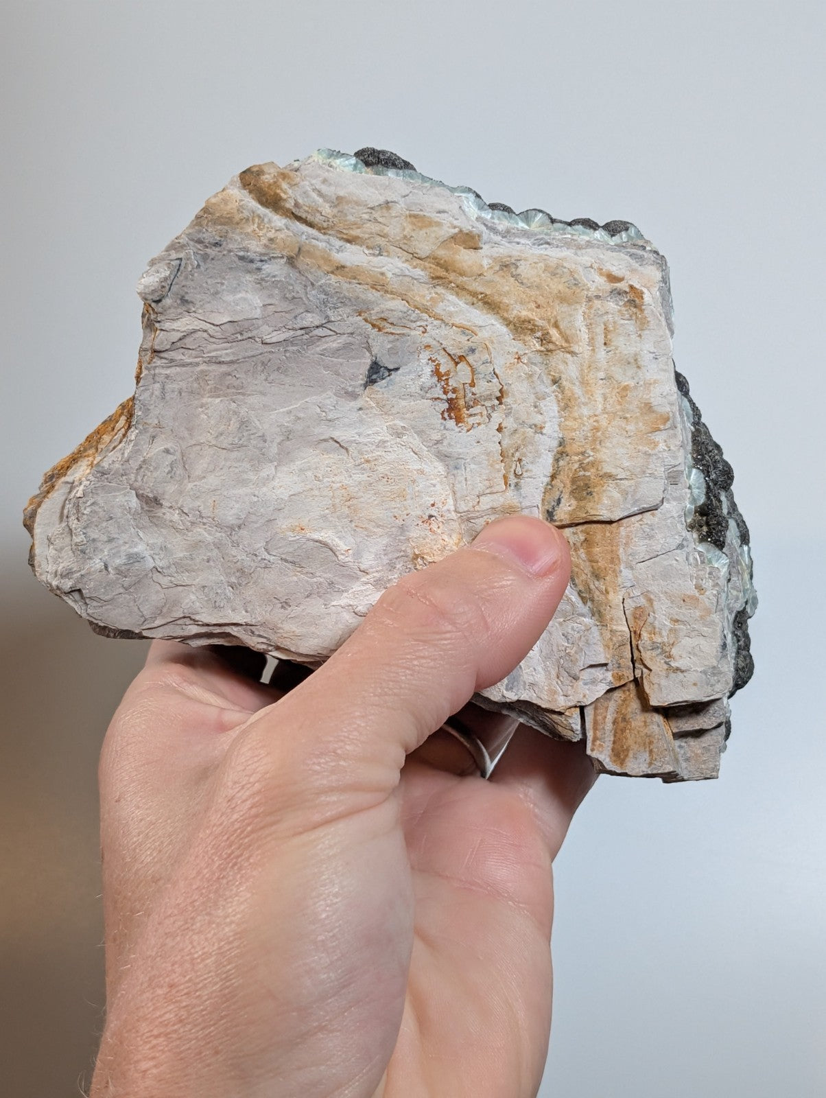 Black Wavellite - Fantastic Old Stock - Mauldin Mountain, Arkansas, USA, Rare