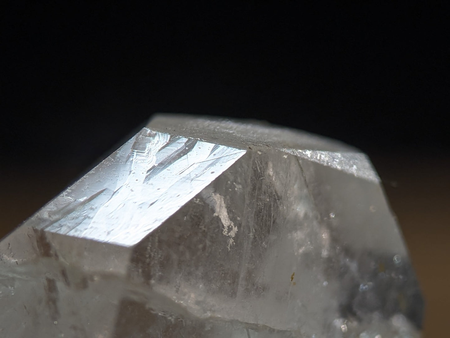 EXTREMELY RARE Pinacoid Quartz w/ "C-face", Mcgraw Mountain, Arkansas, USA