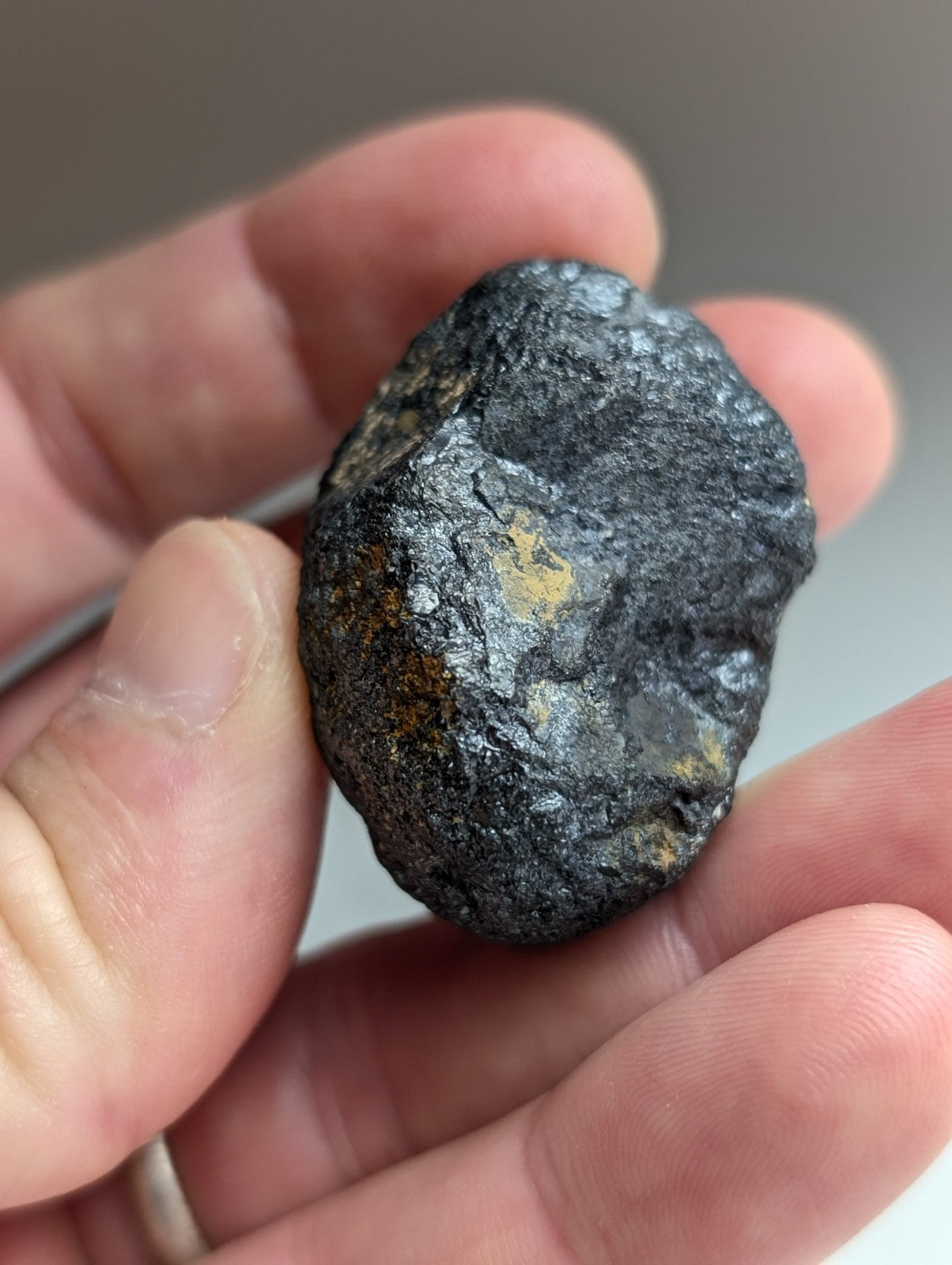 Magnetite (Lodestone), Magnet Cove, Arkansas,Unique Old Stock, natural magnet