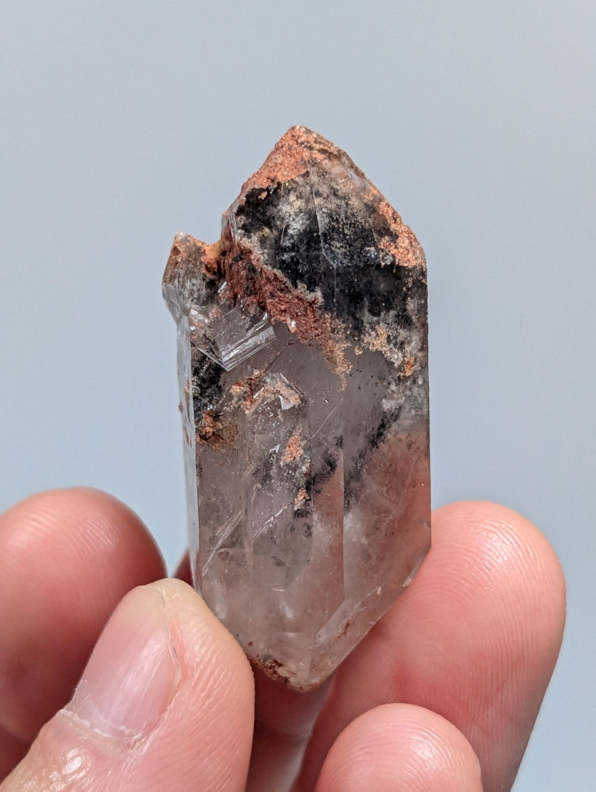 Phantom Quartz, Unique Old Stock, Montgomery County, Arkansas, Double Terminated