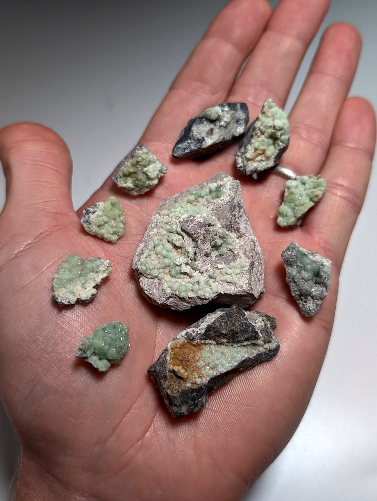 Set of 10 Wavellites - Fantastic Old Stock - Mauldin Mountain, Arkansas, ooak