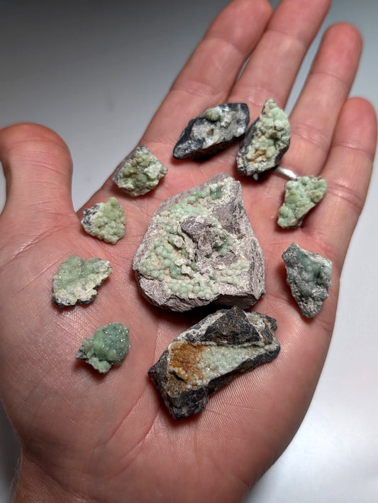 Set of 10 Wavellites - Fantastic Old Stock - Mauldin Mountain, Arkansas, ooak