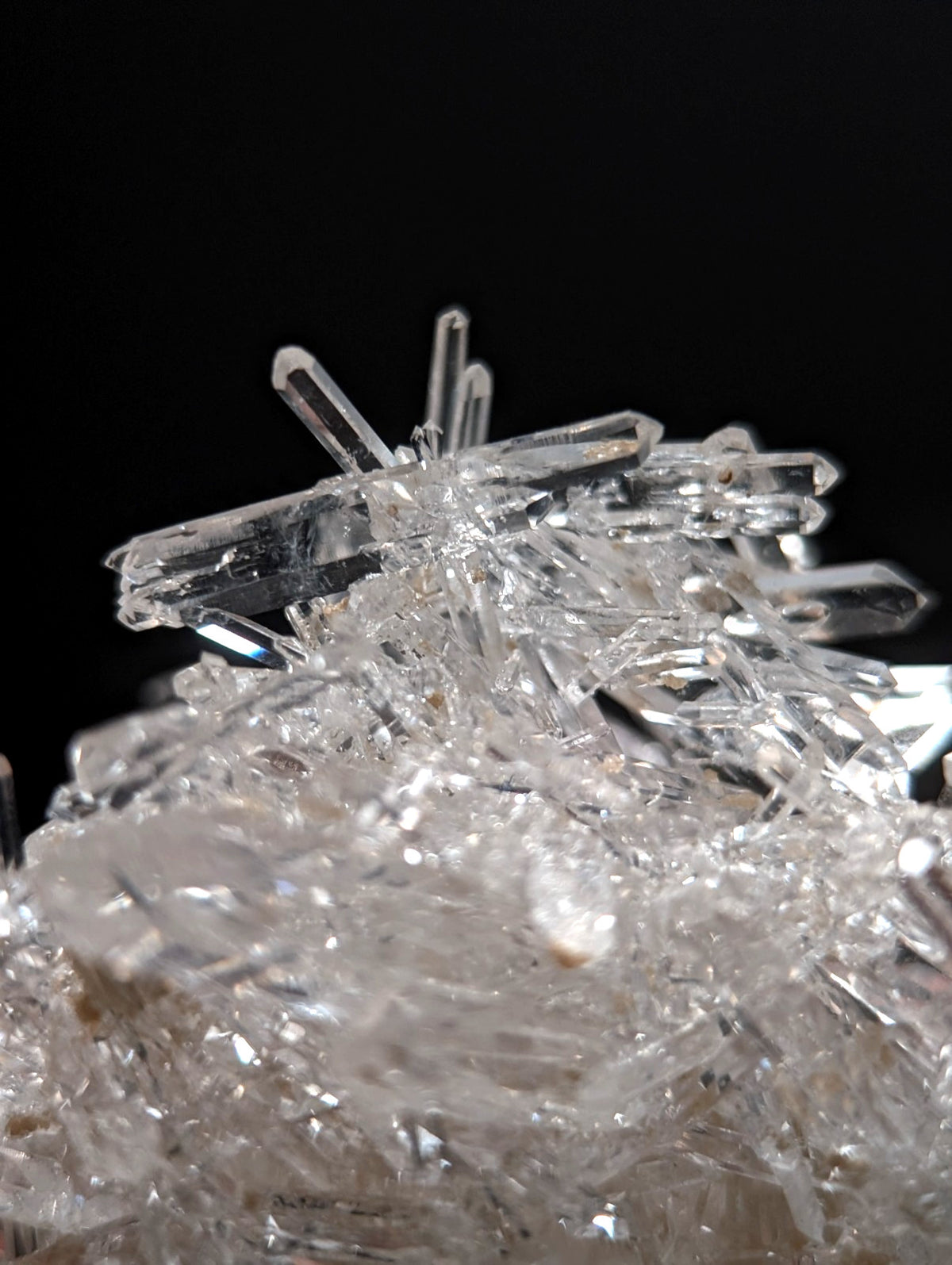 A++ Solution Quartz Burr w/ UV Reactive Cookeite, Jeffrey Quarry, Arkansas, RARE