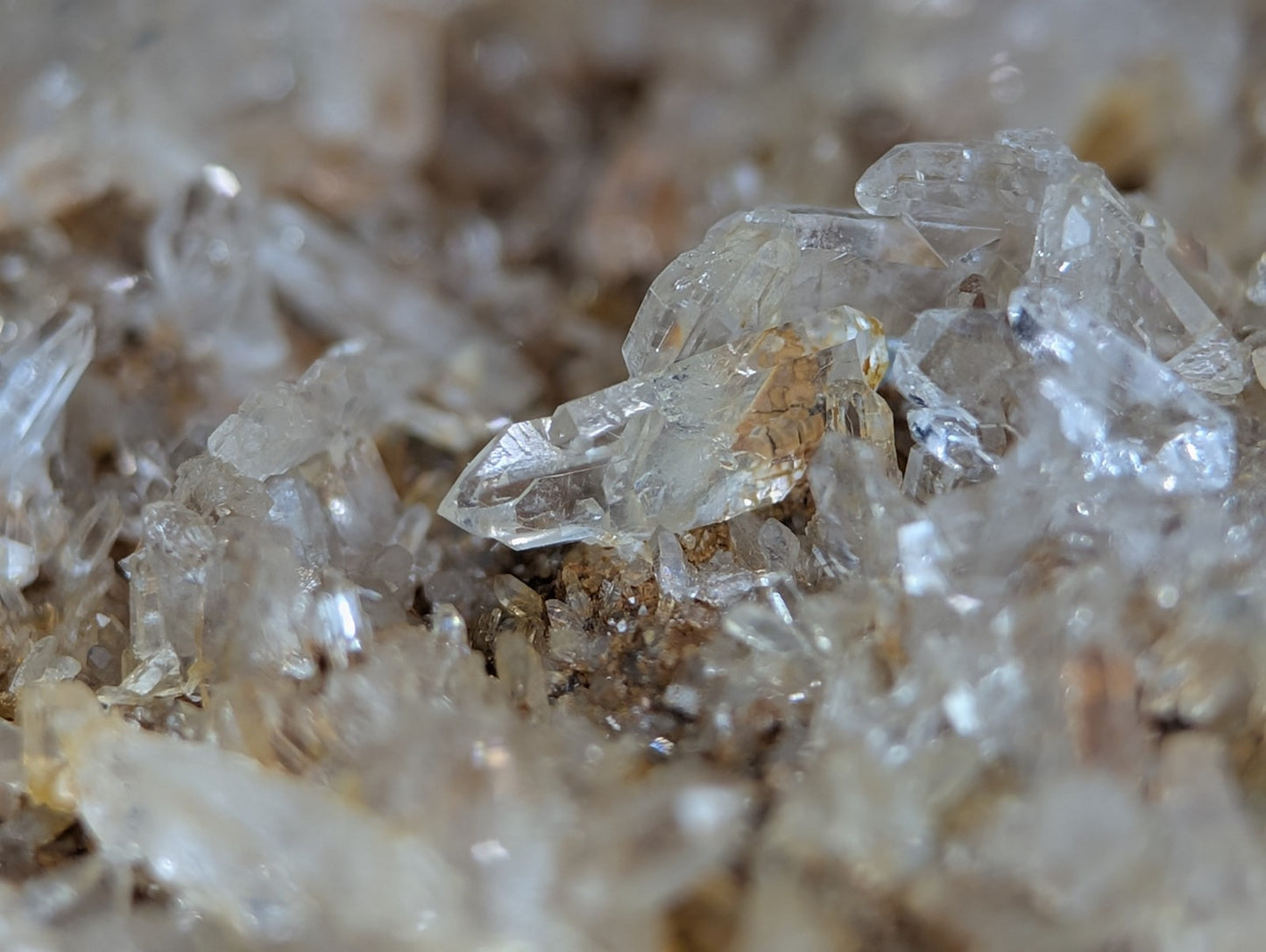 Large Faden Quartz Crystal Cluster, Old Stock, Montgomery County, Arkansas, ooak