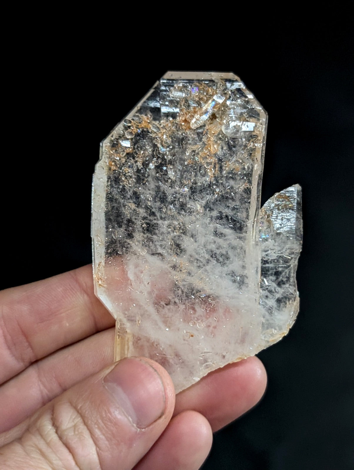 VERY Unique Tabby Faden Quartz Crystal, Garland County, Arkansas, USA, A+