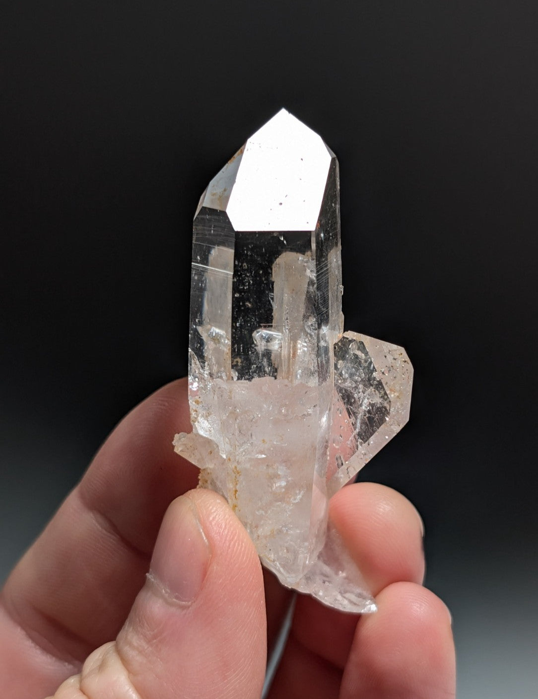 A+ Quartz Crystal Oddity w/ "Heart", Double Terminated, Garland County, Arkansas
