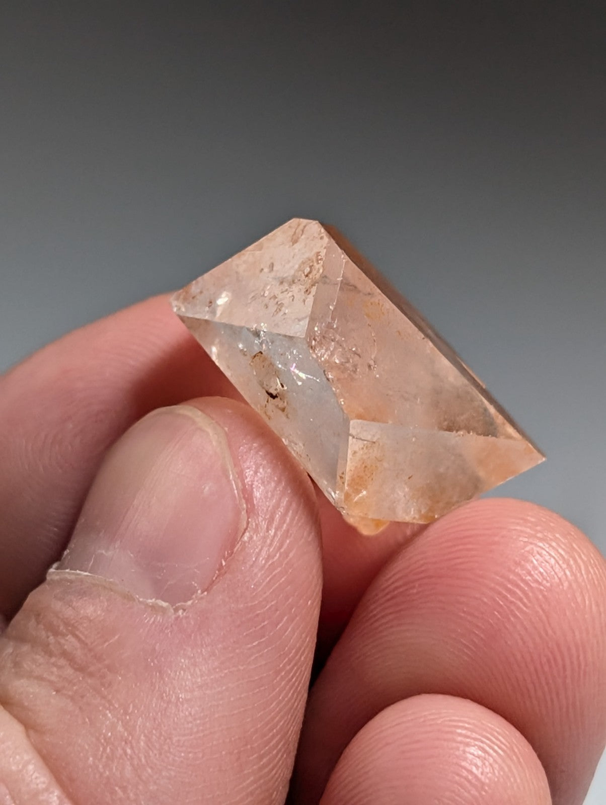 Double Terminated "Arkimer" Quartz Crystal Point, Garland County, Arkansas