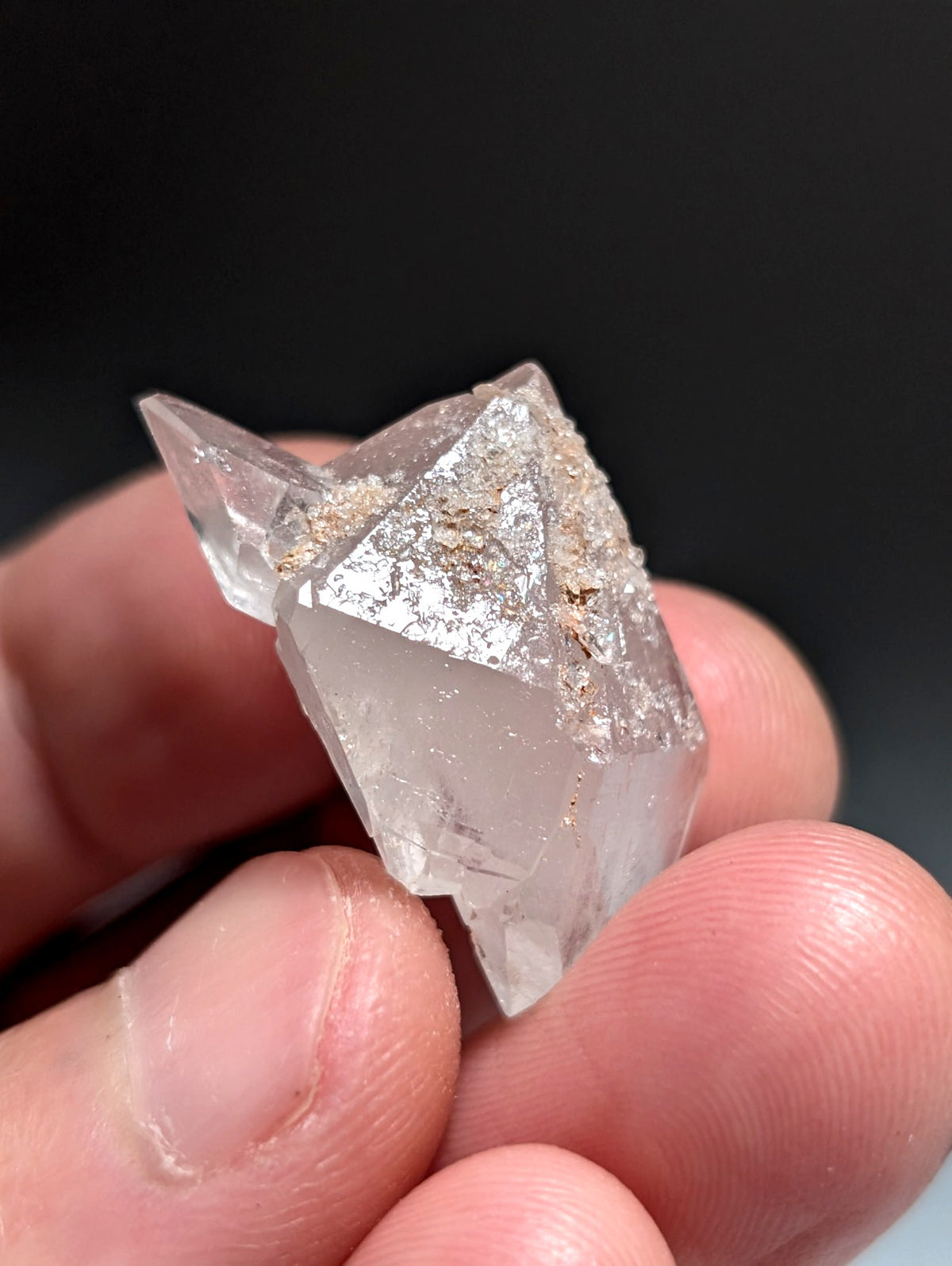Unique Quartz Crystal Point, Garland County, Arkansas, Double Terminated