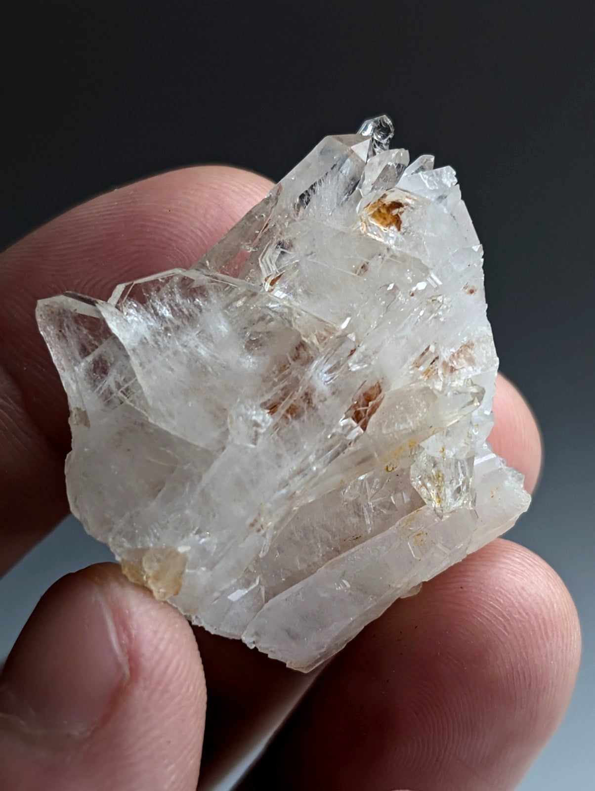 Faden Quartz Crystal, Unique, from Montgomery County, Arkansas, USA