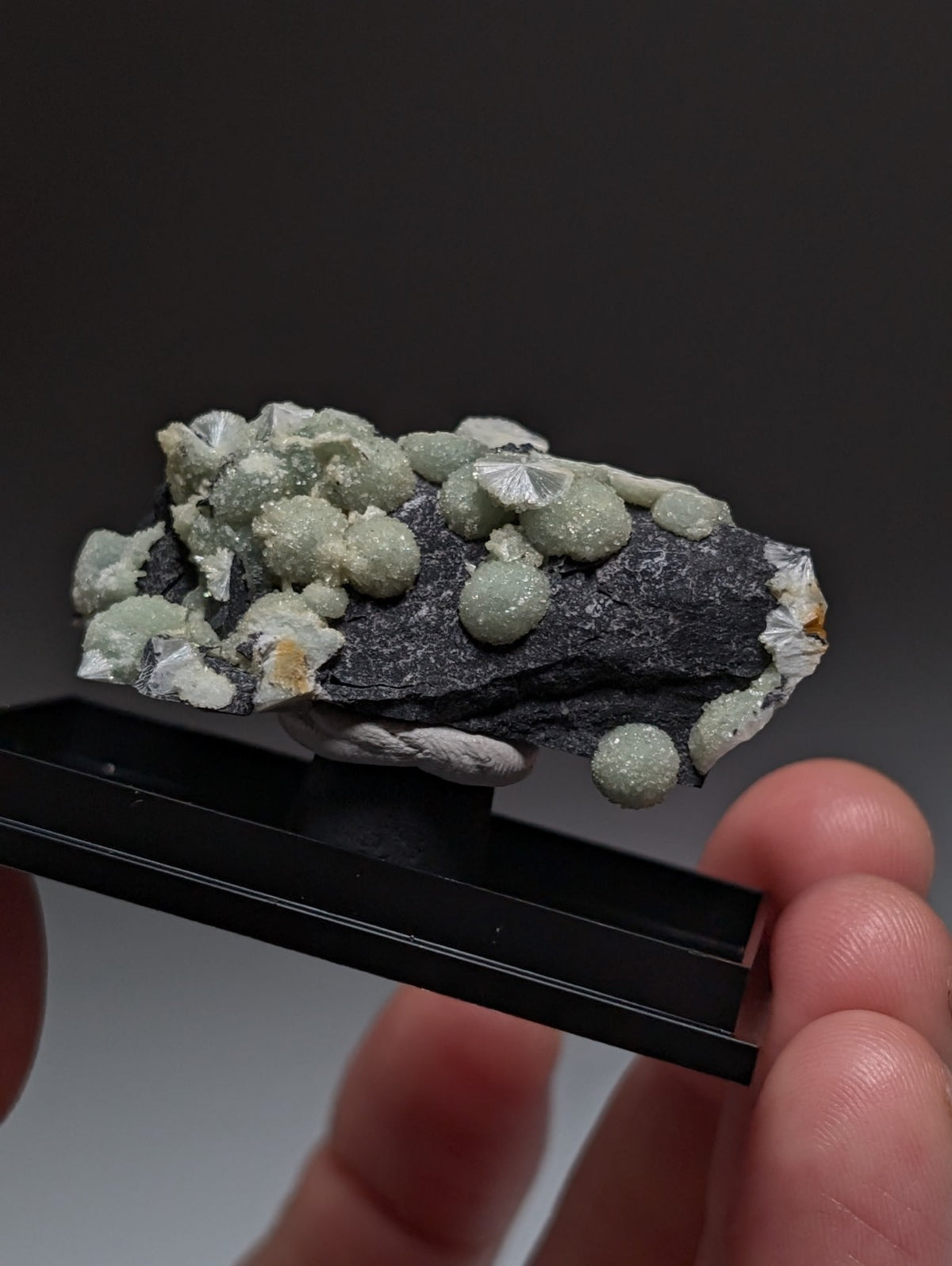 UV Reactive Wavellite - Fantastic Old Stock - Mauldin Mountain, Arkansas, Rare