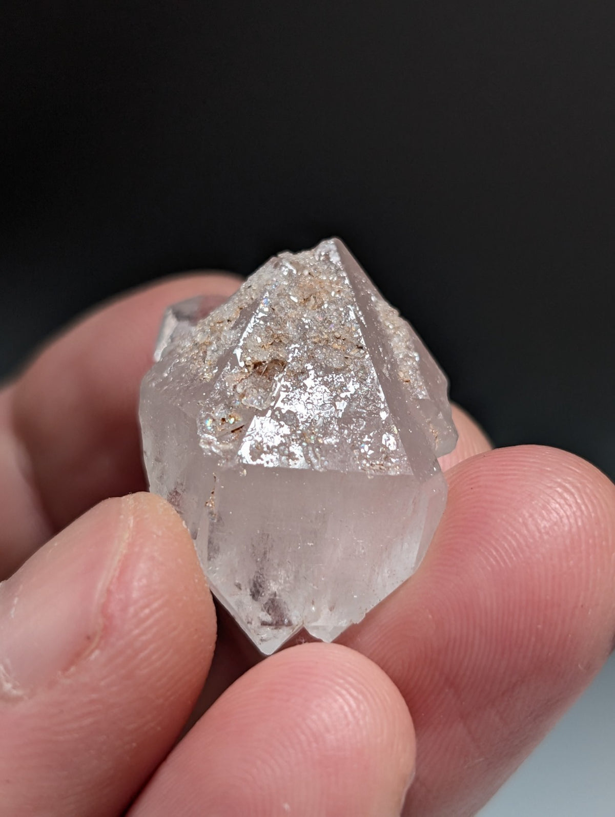 Unique Quartz Crystal Point, Garland County, Arkansas, Double Terminated