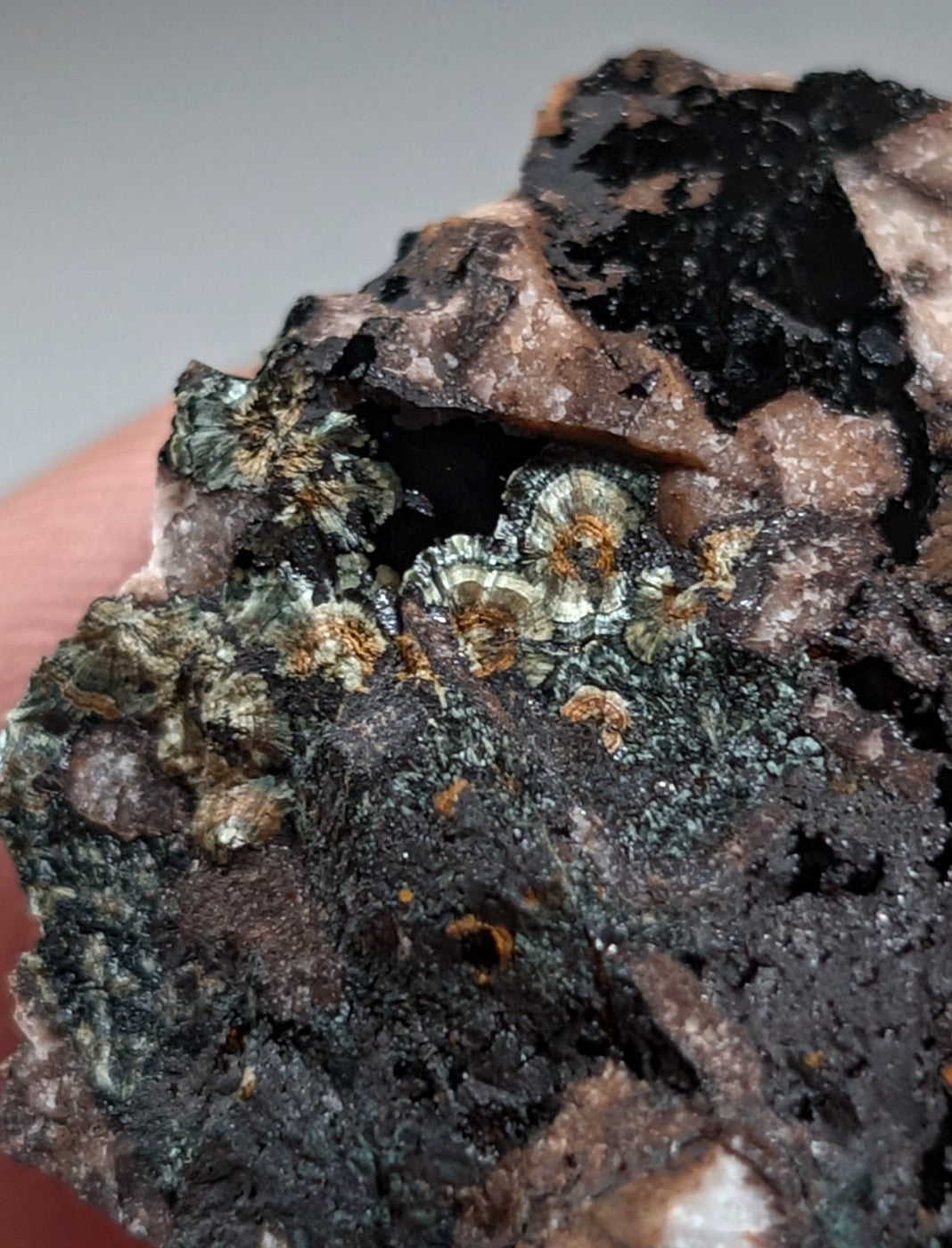 Rare Kidwellite specimen - Coon Creek Mine, Polk County, Arkansas, USA