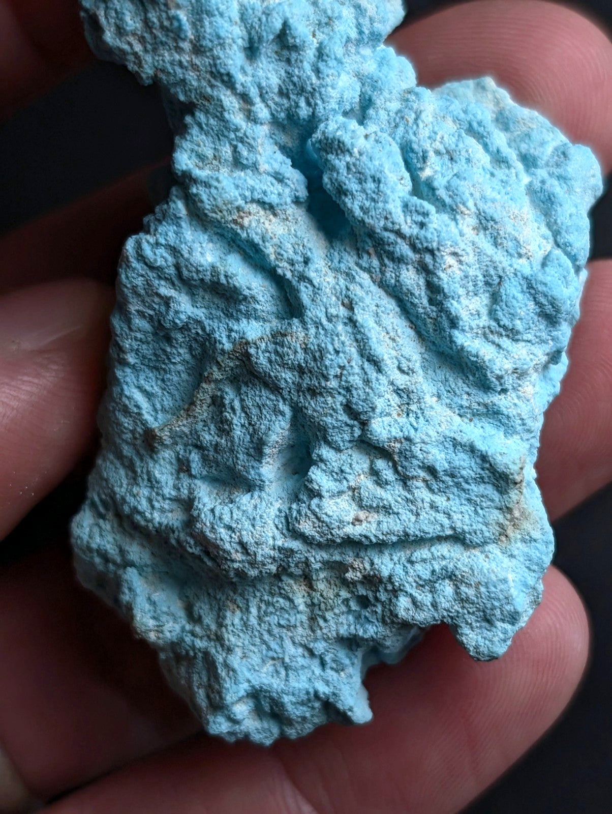 Turquoise - Rare Old Stock - Porter Mountain , Polk County, Arkansas, ex Delinde