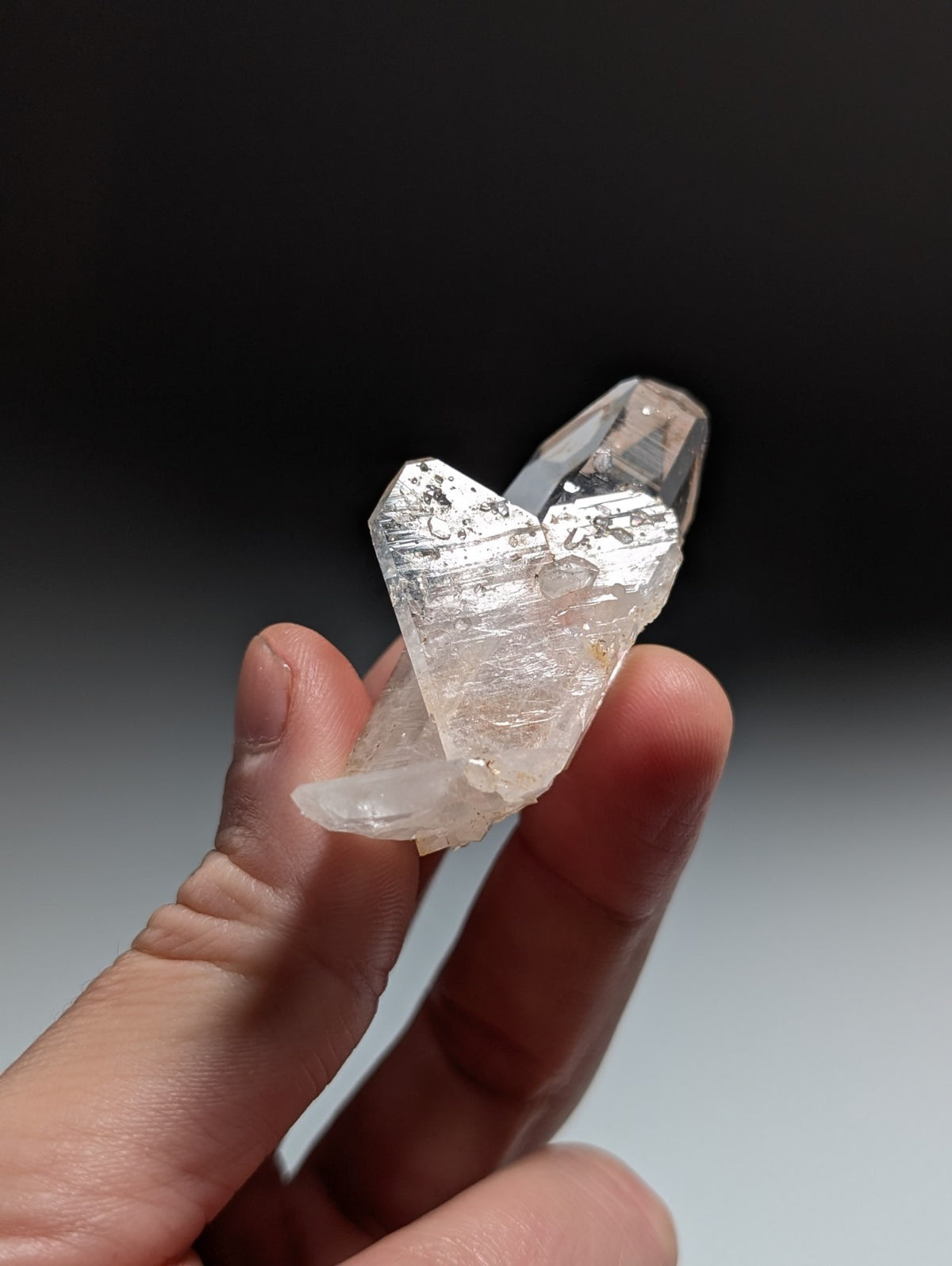 A+ Quartz Crystal Oddity w/ "Heart", Double Terminated, Garland County, Arkansas
