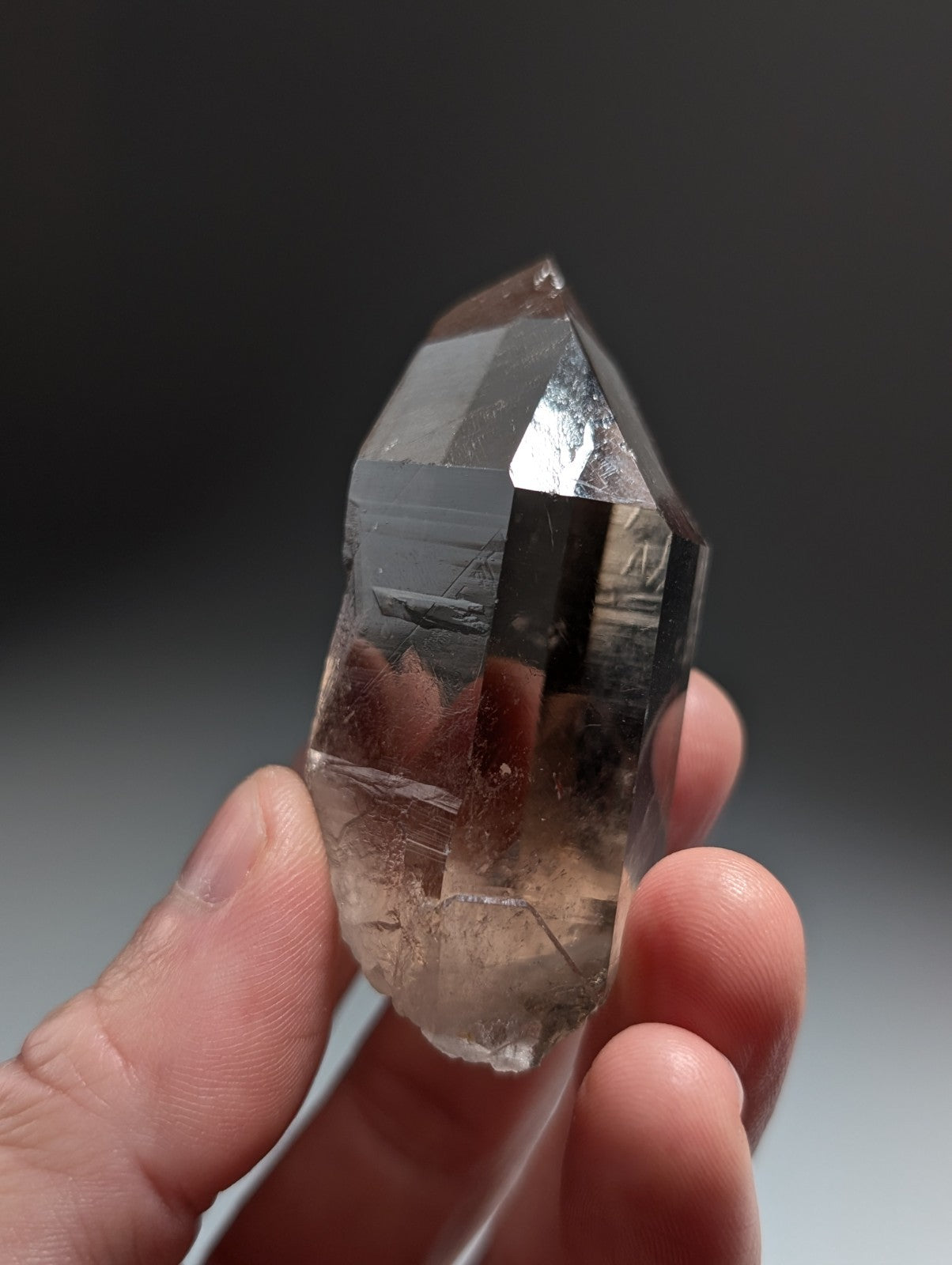 Natural Smoky Quartz Crystal w/Very unique inclusions, Garland Co. Arkansas RARE