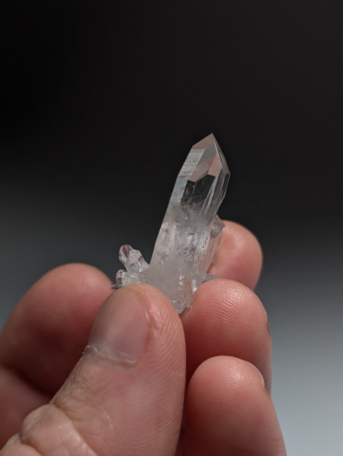 Japan Law Quartz Crystal, Collier Creek, Montgomery County, Arkansas, VERY RARE