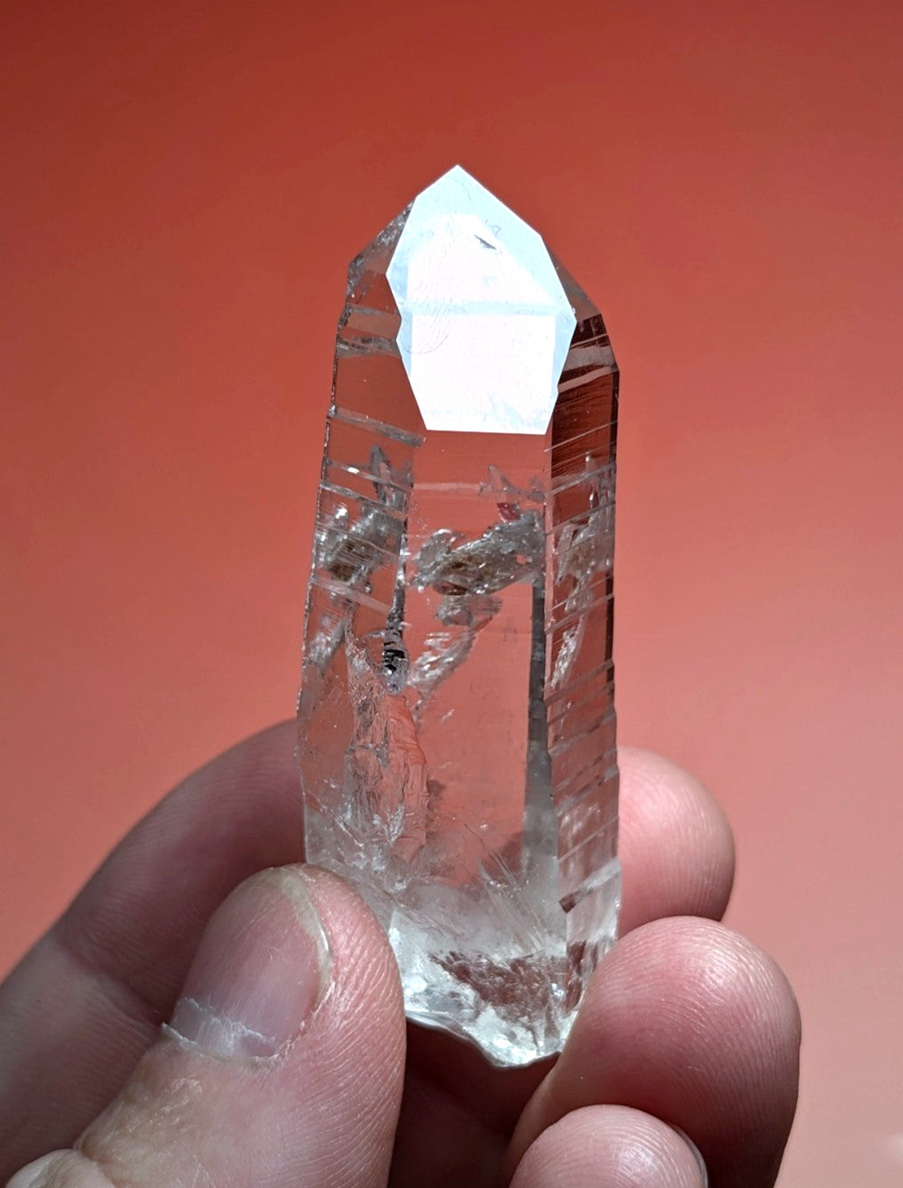 A+++ "Lemurian" Quartz Crystal Point, Garland County, Arkansas, USA, A+