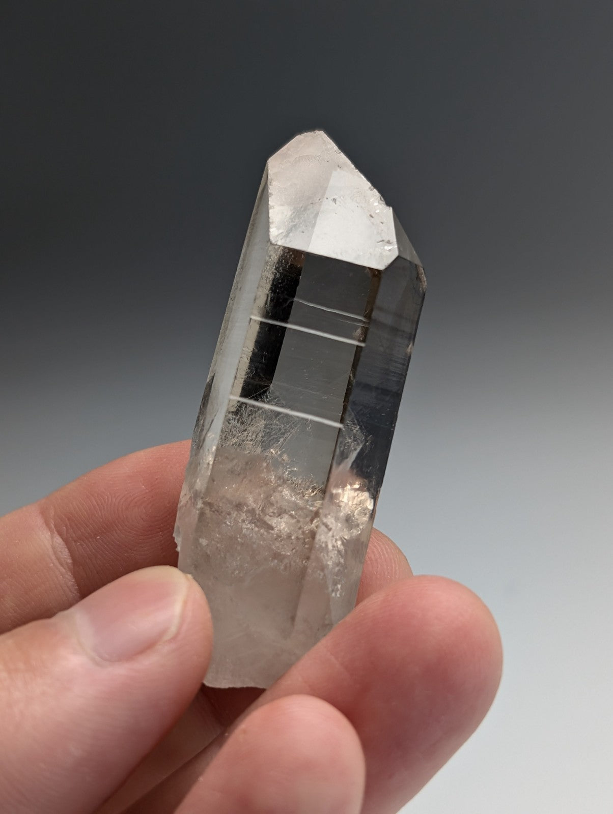 Natural Smoky Quartz Crystal w/ Very unique inclusions, Garland County, Arkansas