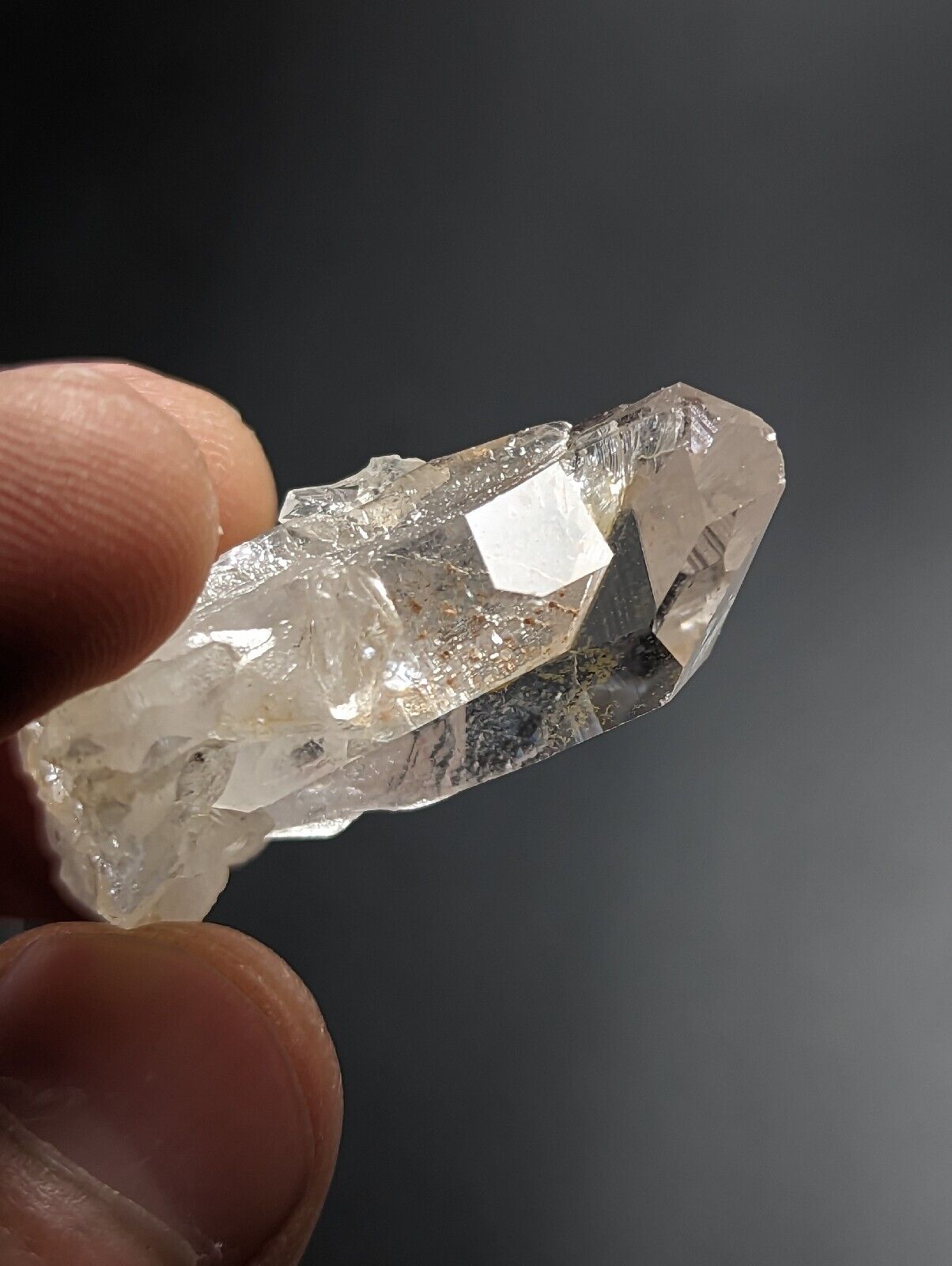 Clear Quartz Crystal w/ inclusions - Montgomery County, Arkansas, ooak