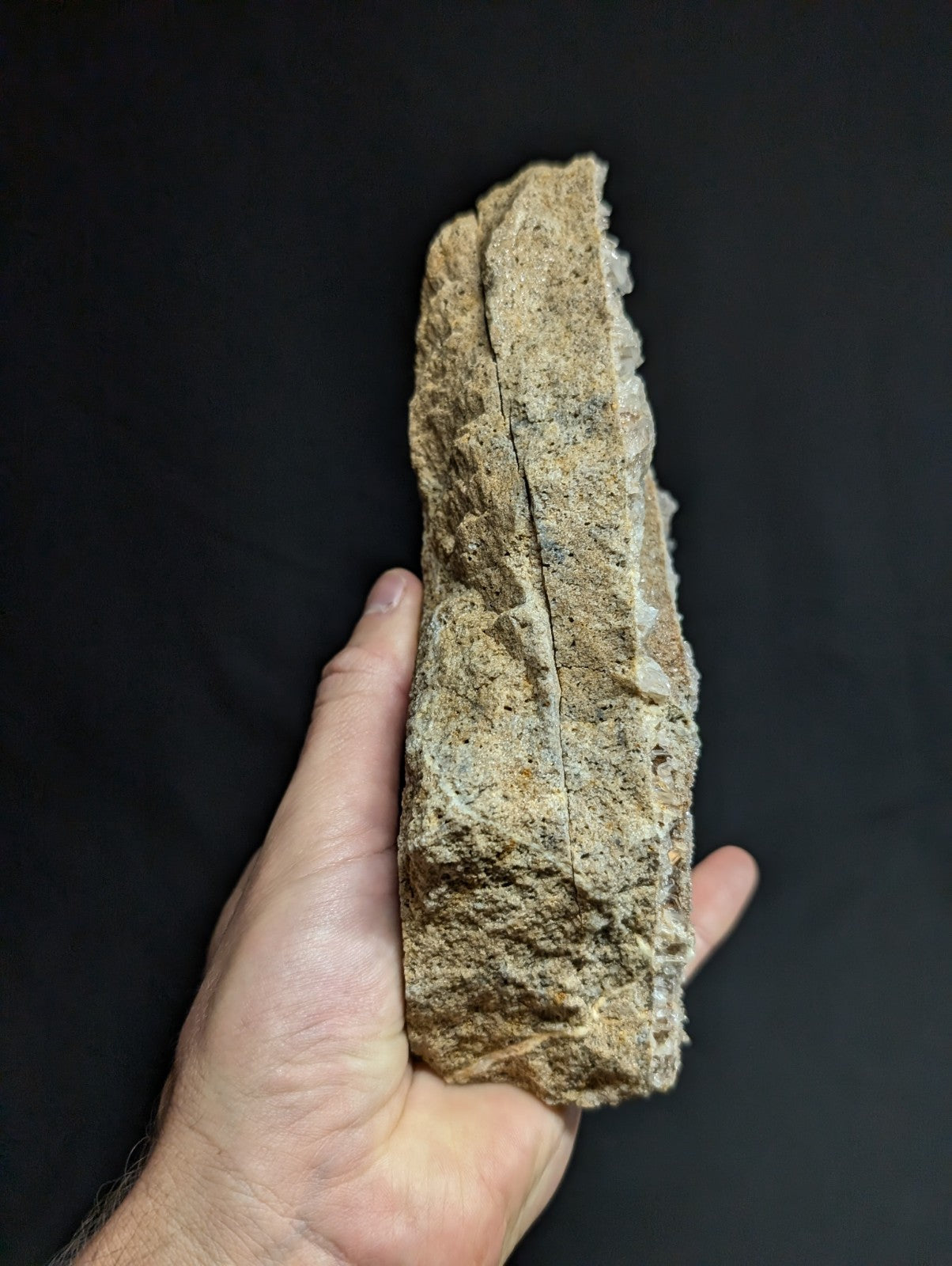 Large Faden Quartz Crystal Cluster, Old Stock, Montgomery County, Arkansas, ooak