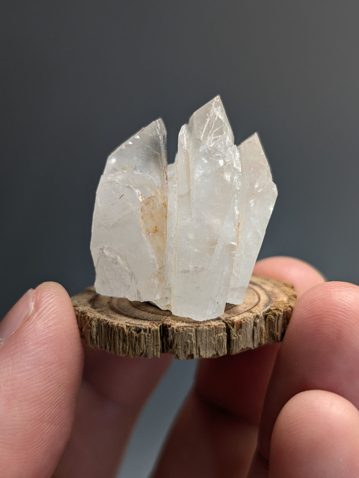 Growth Interference Quartz Crystal - Montgomery County, Arkansas, ooak, Unique