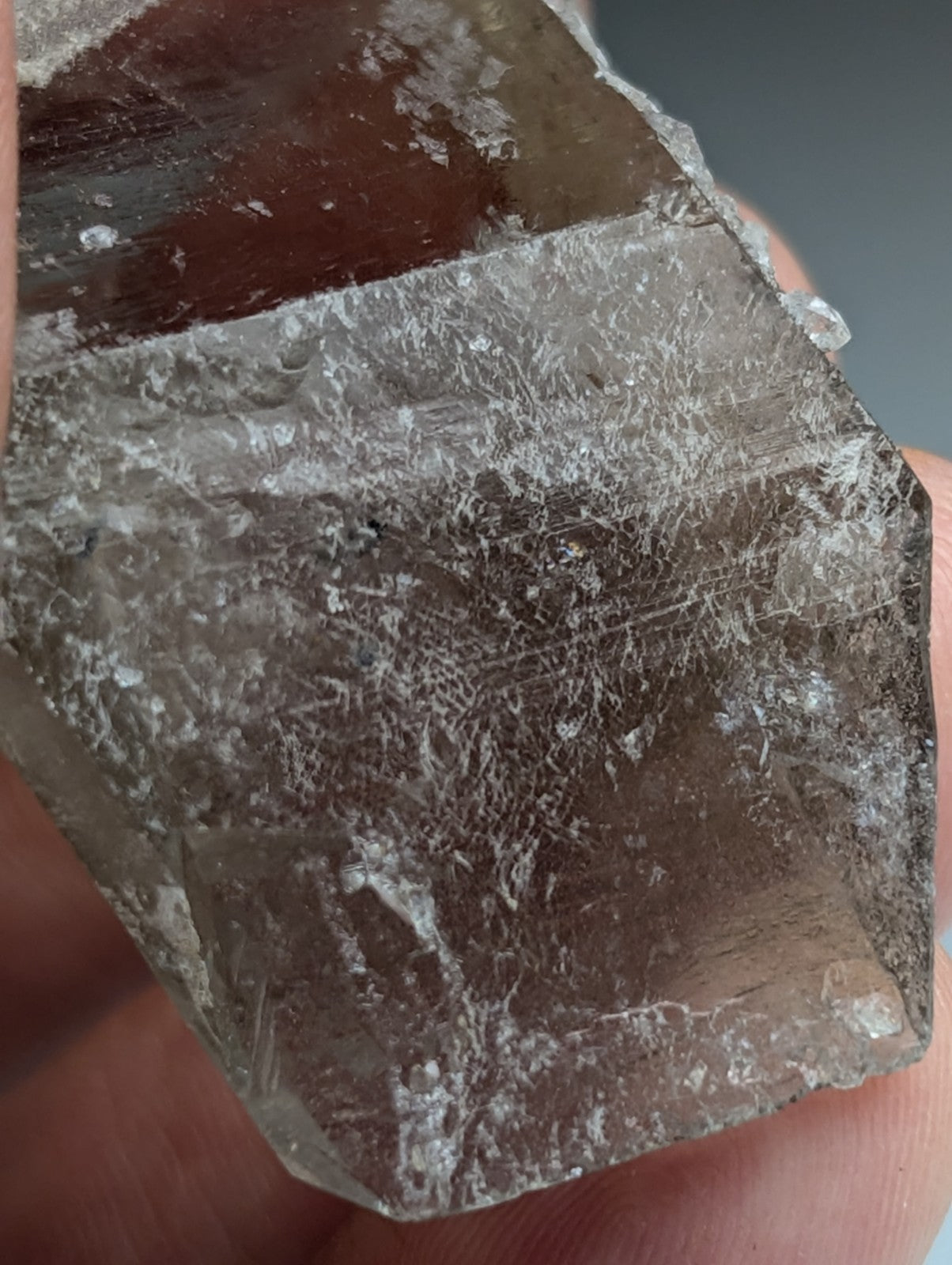 Natural Smoky Quartz Crystal w/ Very unique inclusions, Garland County, Arkansas