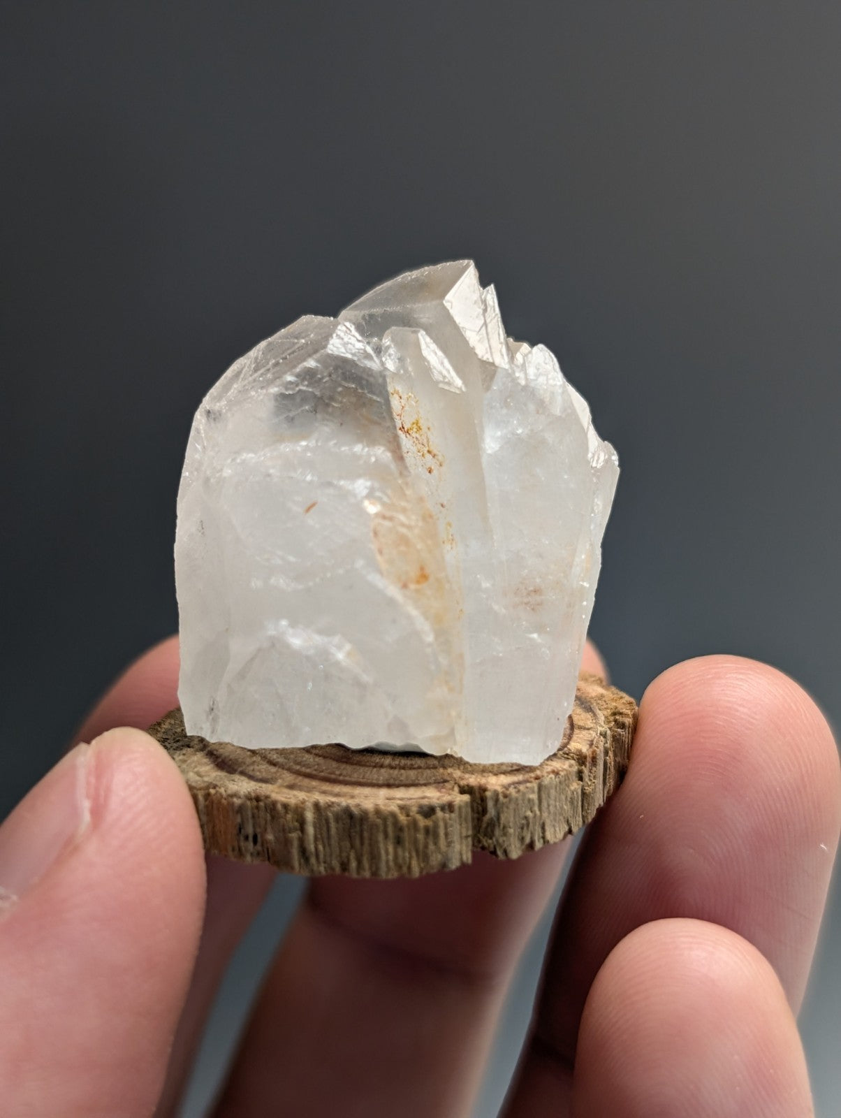 Growth Interference Quartz Crystal - Montgomery County, Arkansas, ooak, Unique