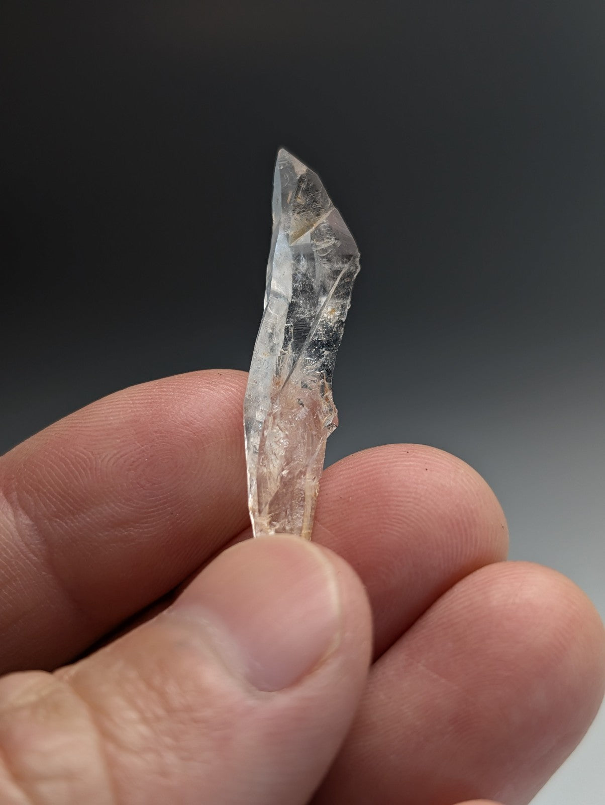 Unique Quartz Crystal Point, Double Terminated, Garland County, Arkansas, USA