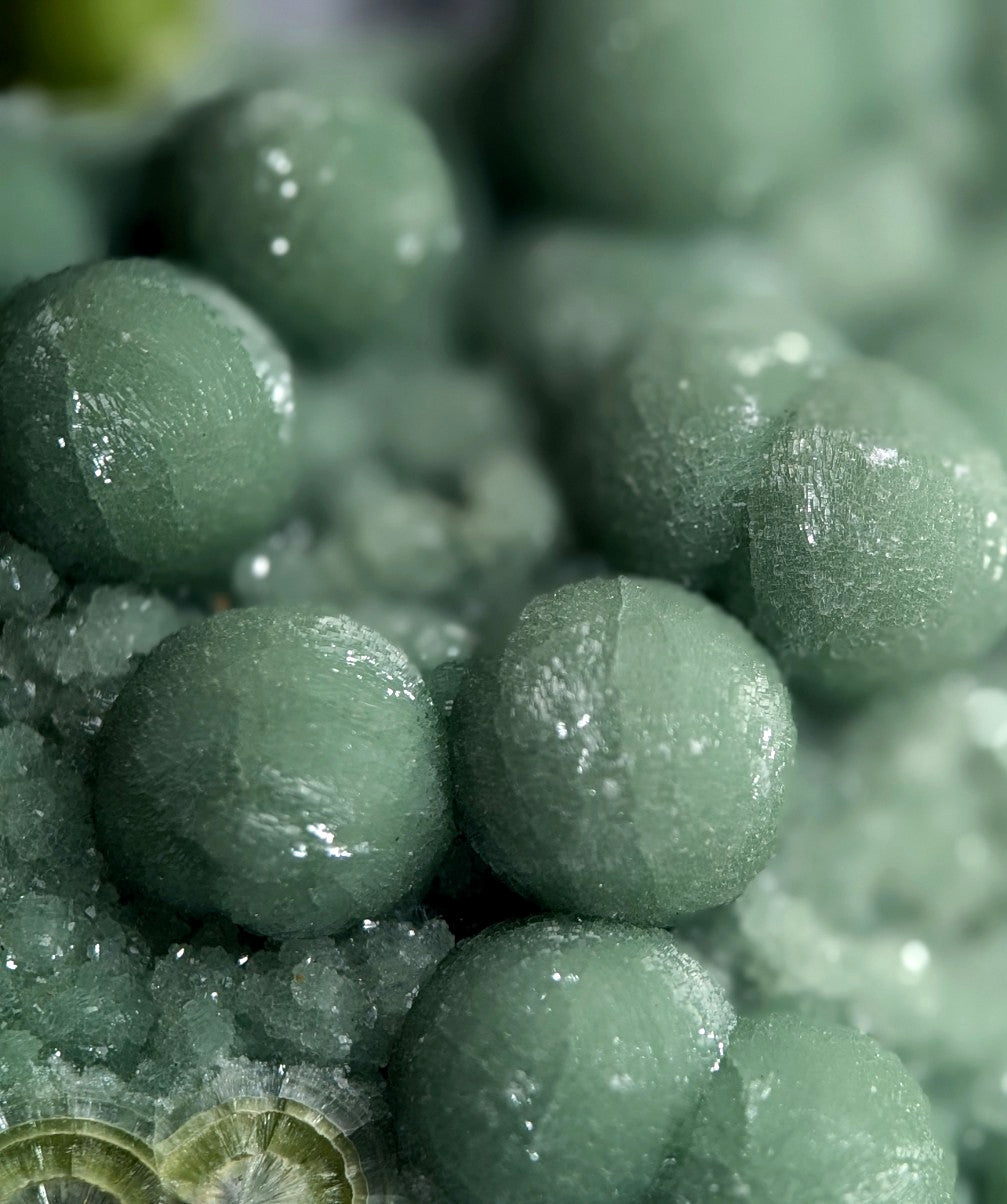 A+ Green Wavellite - Fantastic Old Stock - Mauldin Mountain, Arkansas, USA
