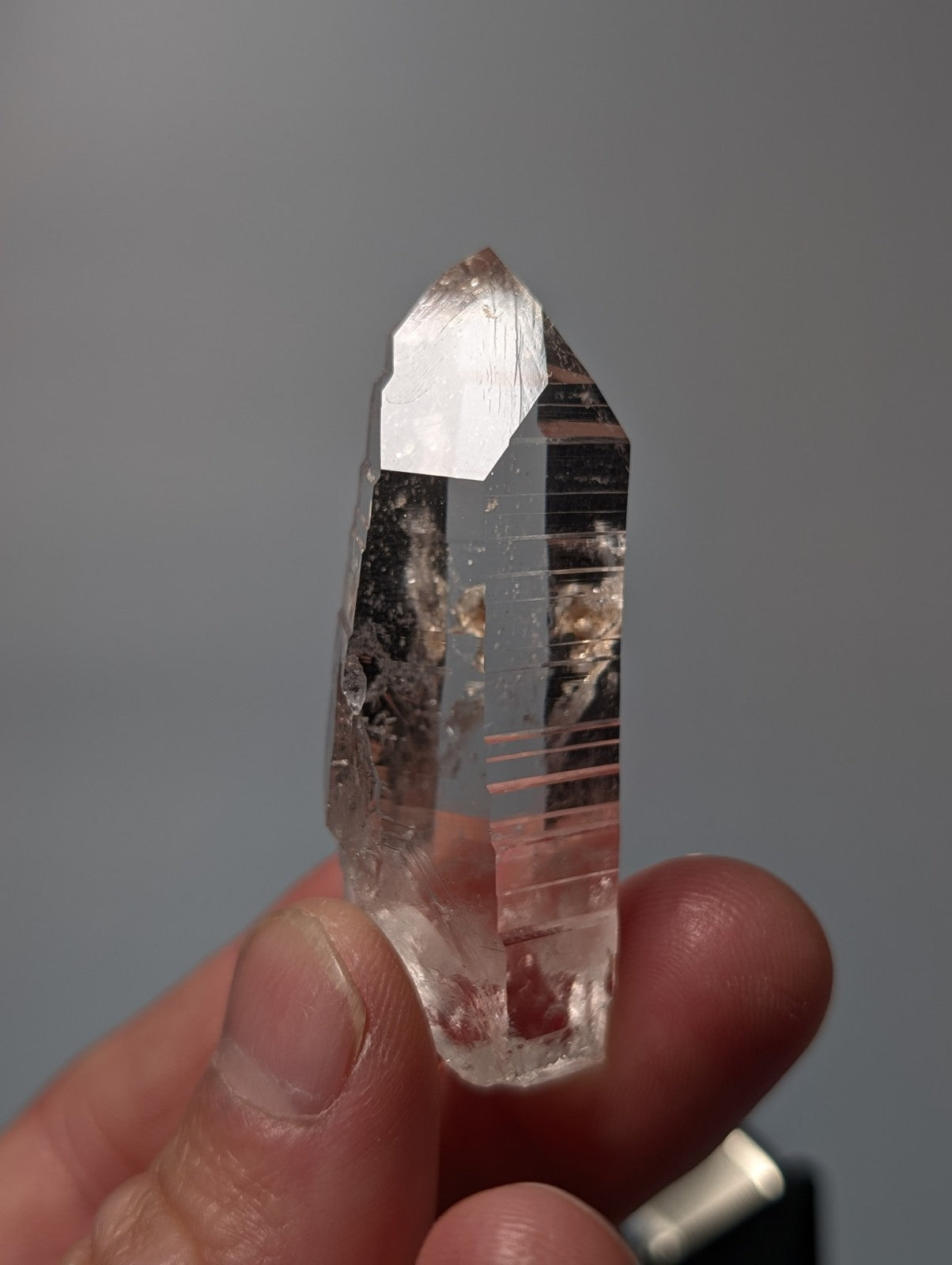 A+++ "Lemurian" Quartz Crystal Point, Garland County, Arkansas, USA, A+